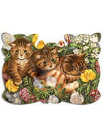 Artifact Puzzles Louis Wain - "Three Kittens" Artifact Wooden Jigsaw Puzzle
