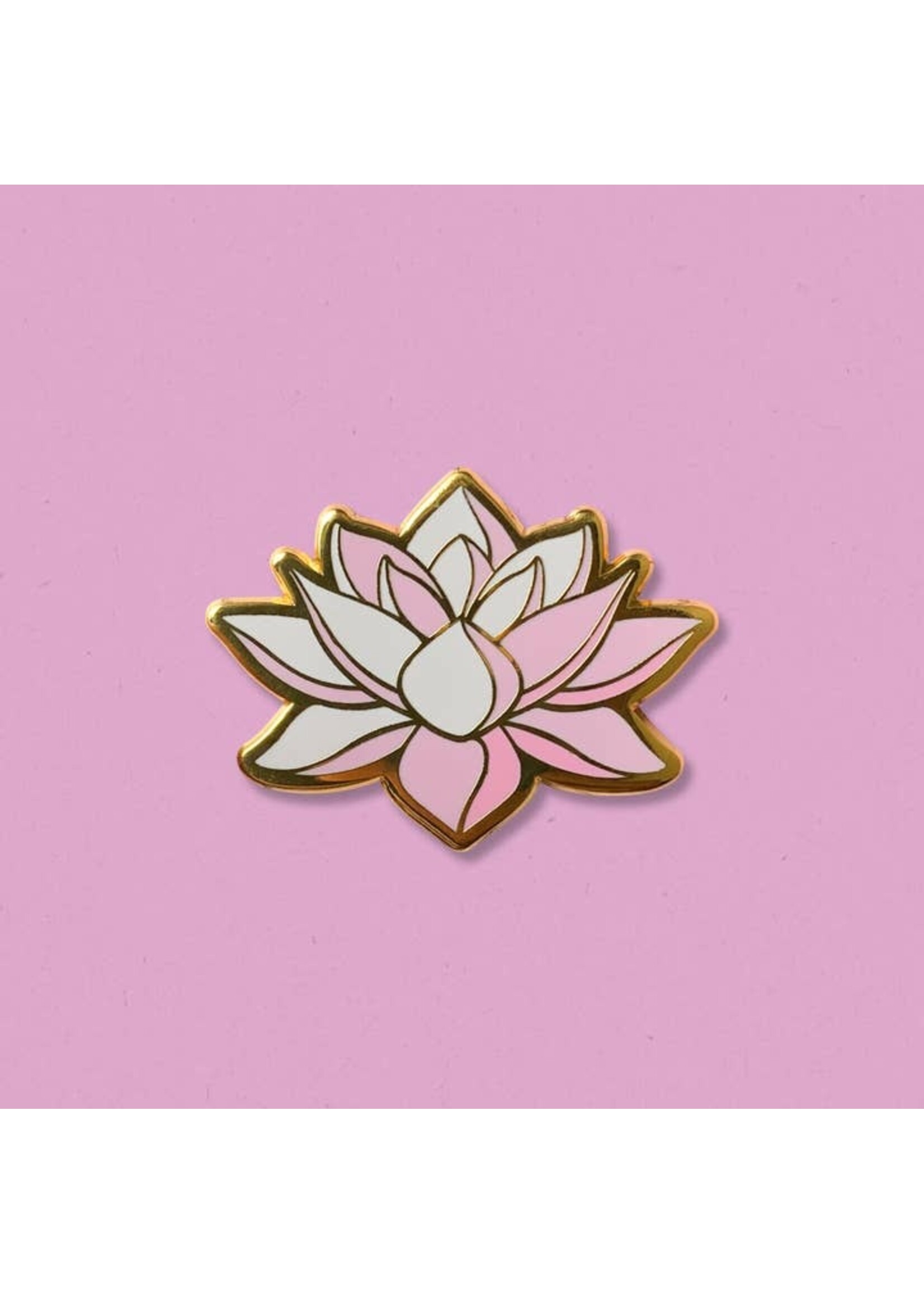 Cocktail Critters Lotus Flower Enamel Pin