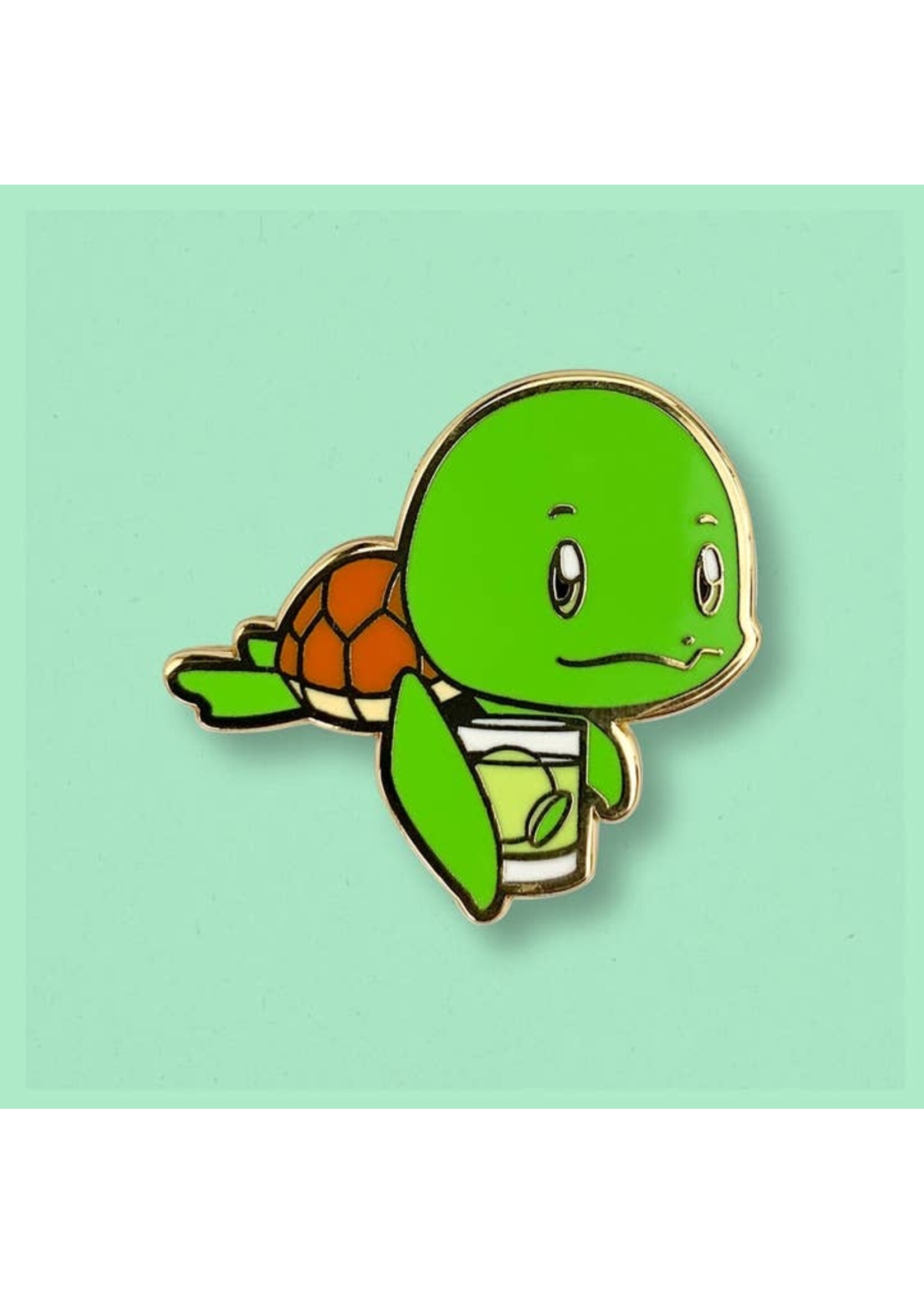 Cocktail Critters Groovy Gimlet Turtle Enamel Pin