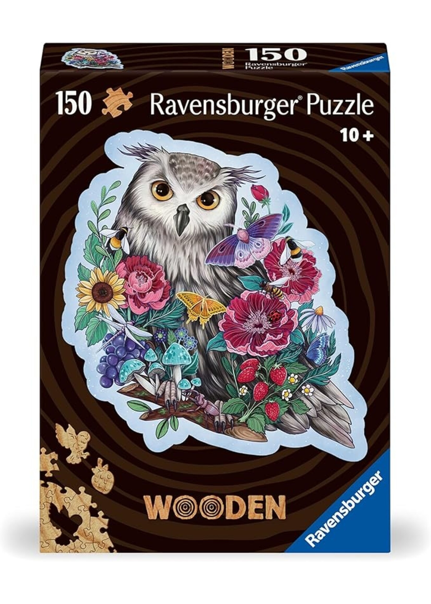 Ravensburger "Mysterious Owl" 150 Piece Wood Puzzle