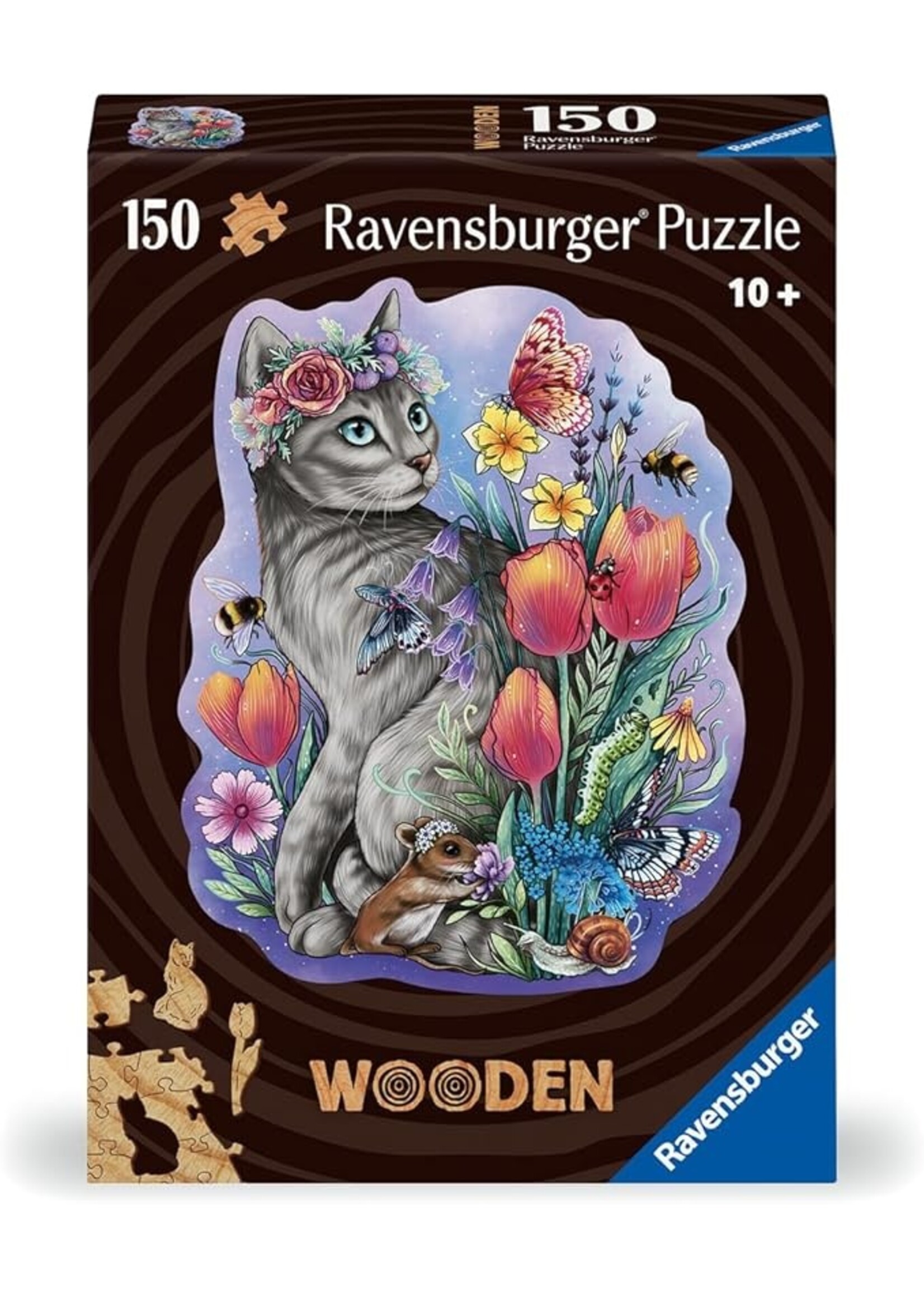 Ravensburger "Lovely Cat" 150 Piece Wood Puzzle