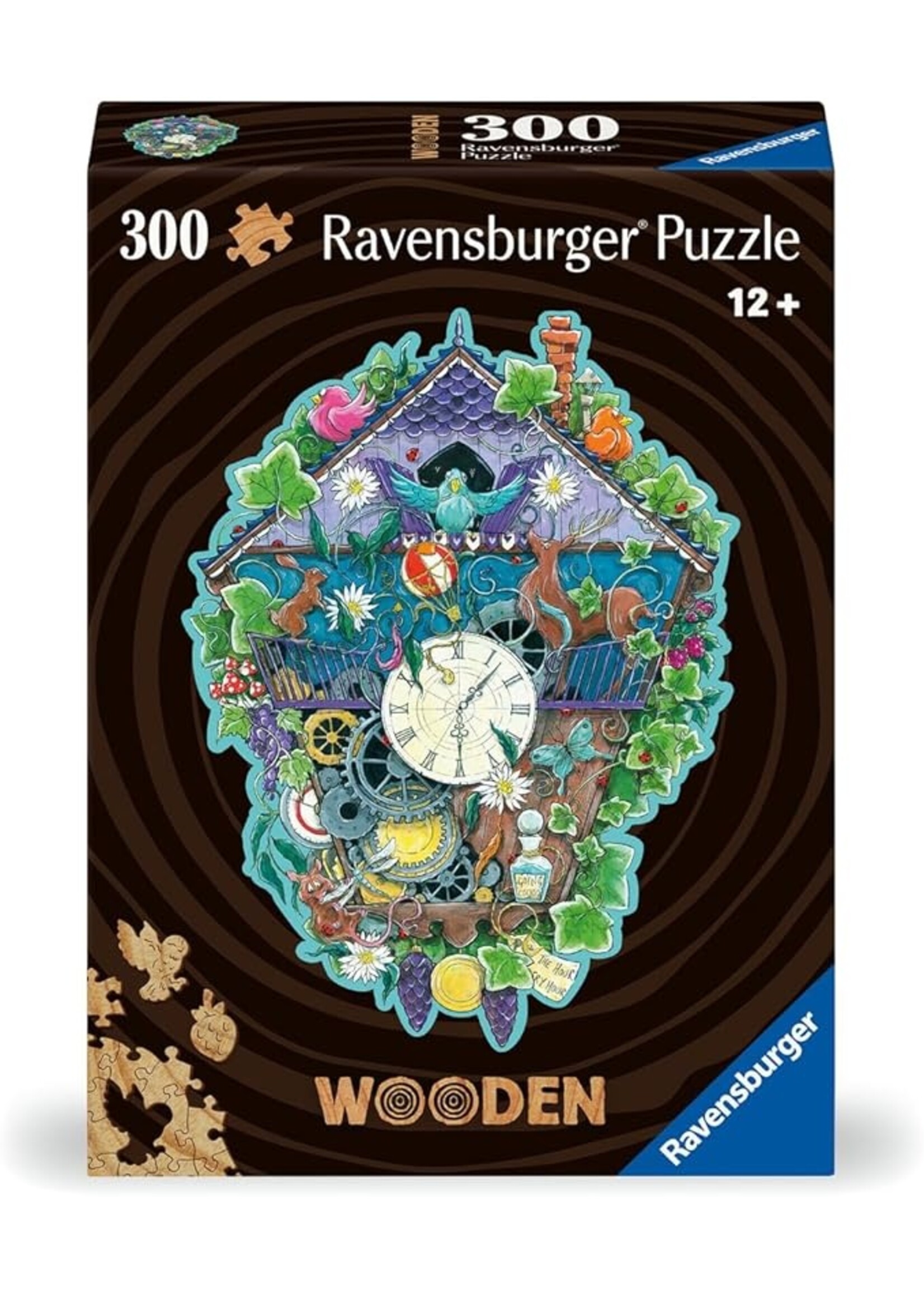 Ravensburger Cuckoo Clock 300 Piece Wood Puzzle