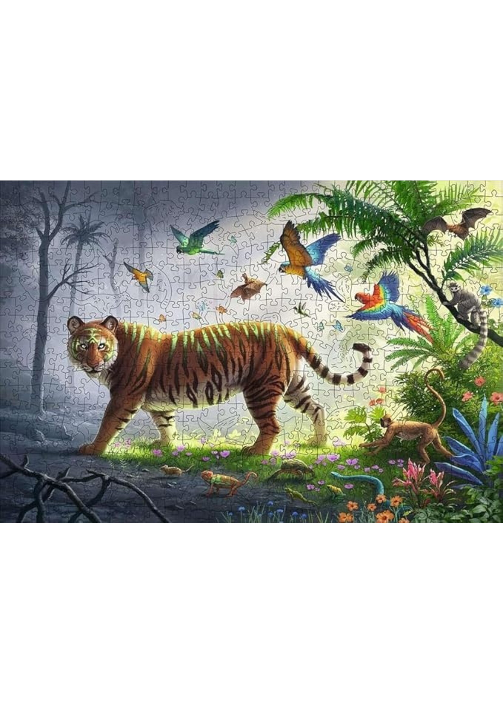 Ravensburger "Jungle Tiger" 500 Piece Wood Puzzle