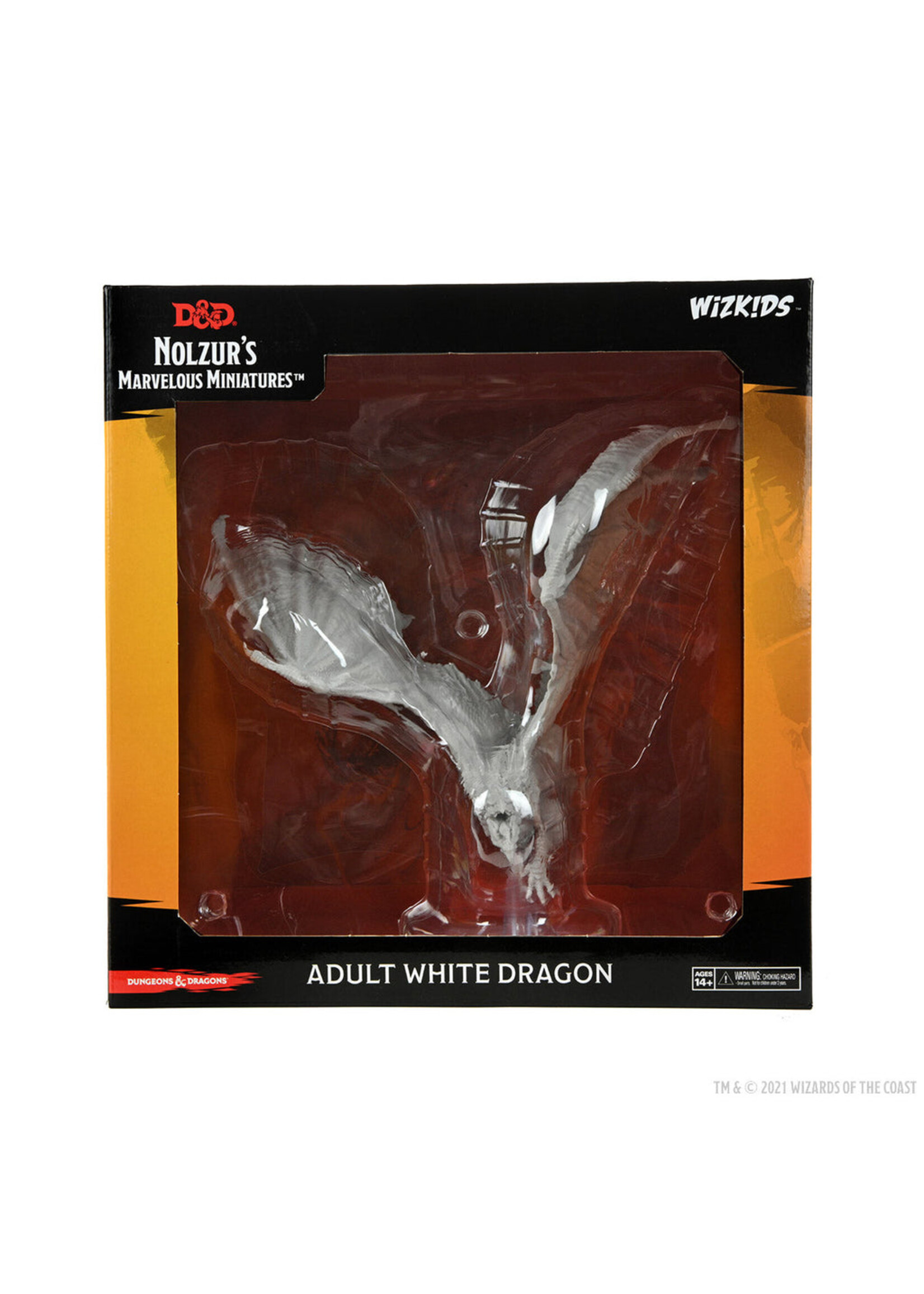 Wizkids Dungeons and Dragons Fantasy Miniatures Adult White Dragon