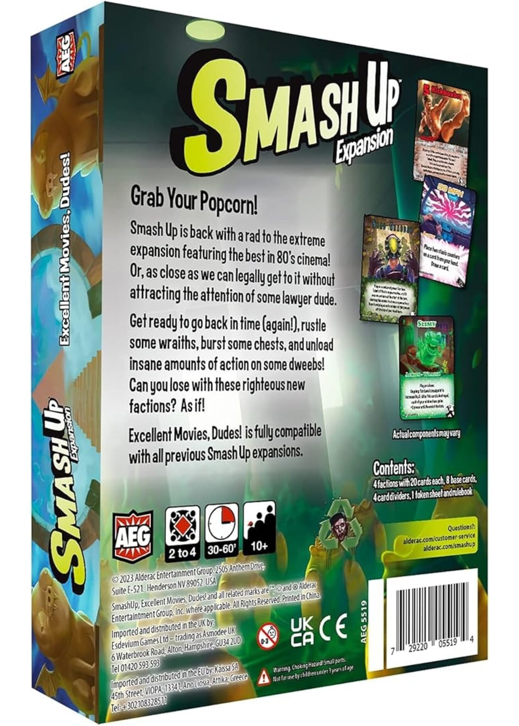 Alderac Entertainment Group Smash Up: Excellent Movies, Dudes! Expansion
