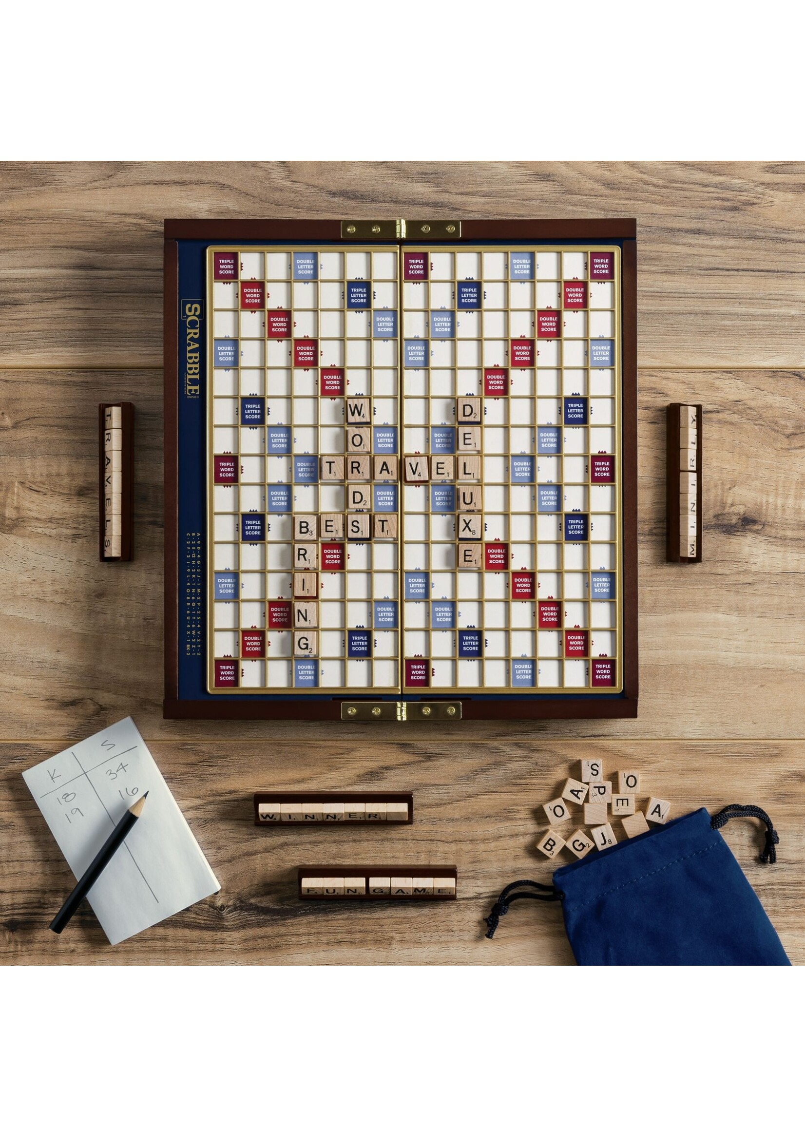 WS Game Company WS Game Company Scrabble Deluxe Travel