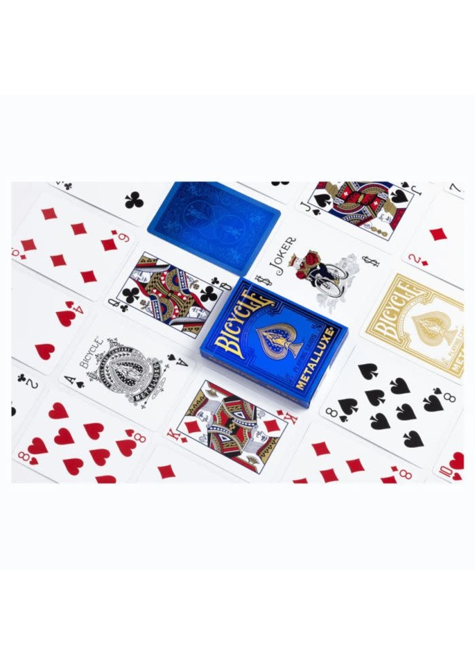 Bicycle Playing Cards Metalluxe Playing Cards Blue