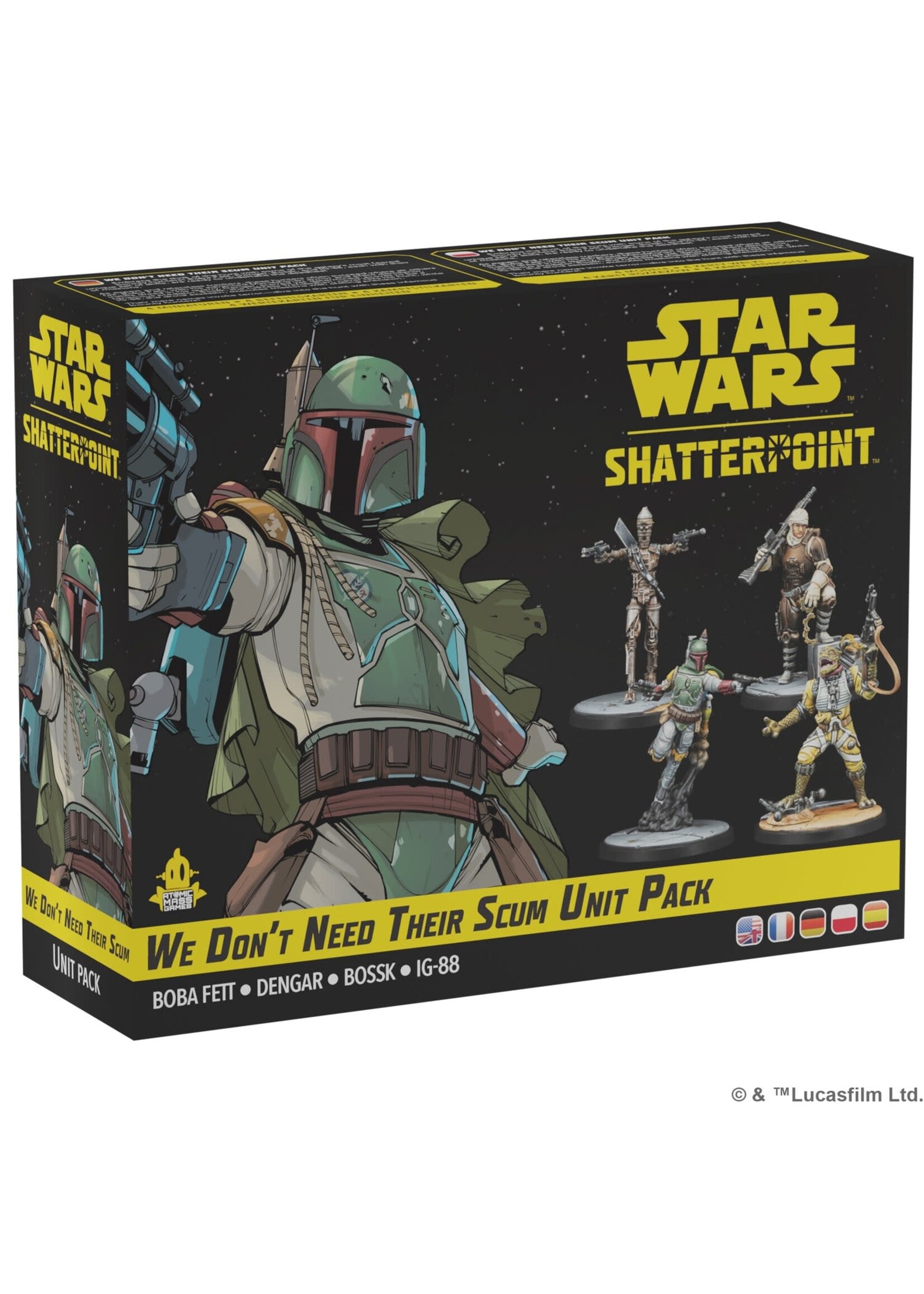 Atomic Mass Games Star Wars: Shatterpoint - We Don't Need Their Scum - Squad Pack