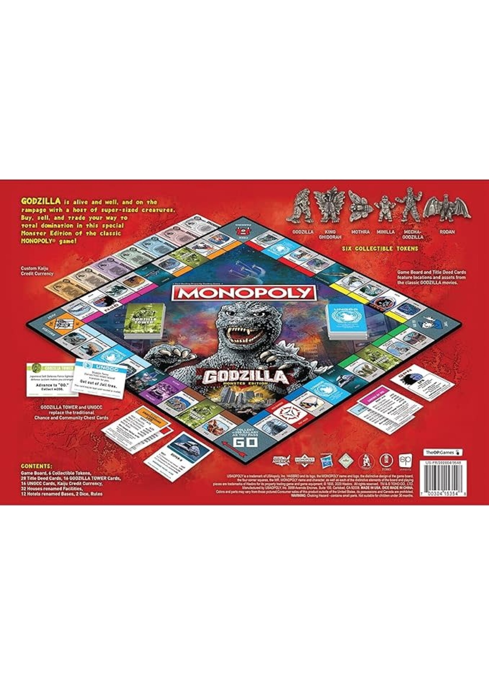 USAopoly Monopoly: Godzilla