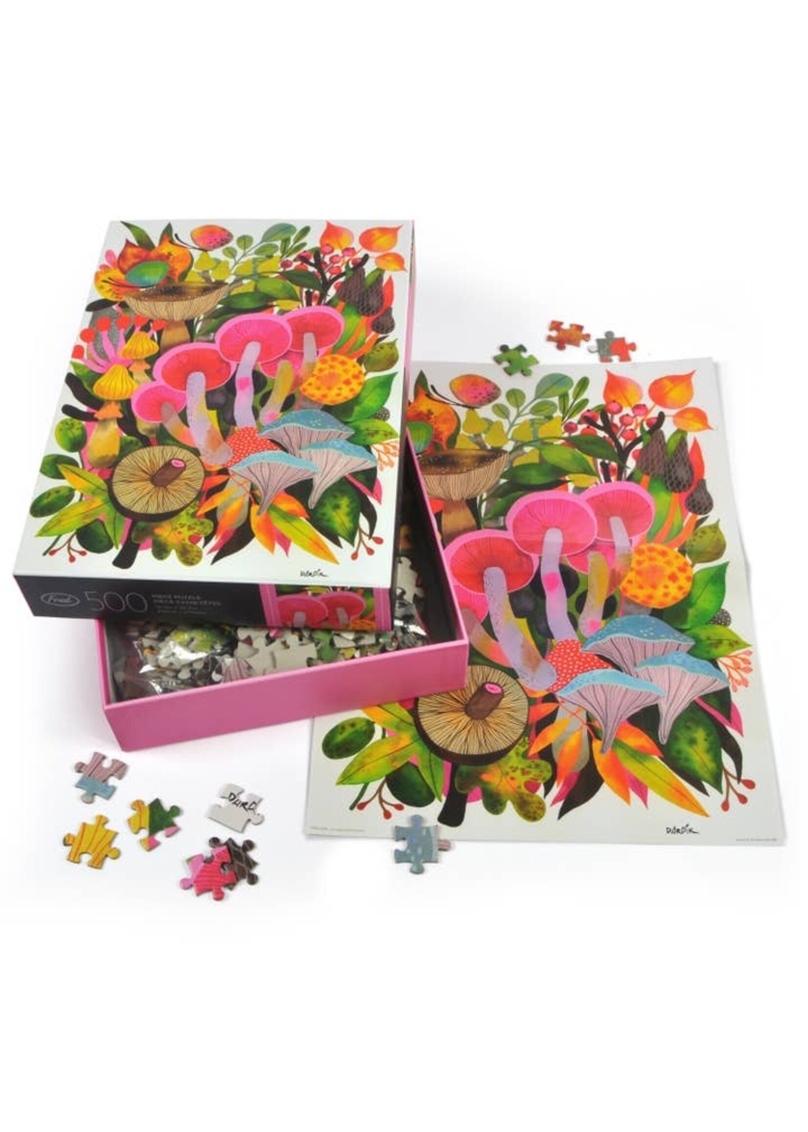 Fred Distribution Mushroom Toomuchery by Helen Dardik, 500-Piece Puzzle