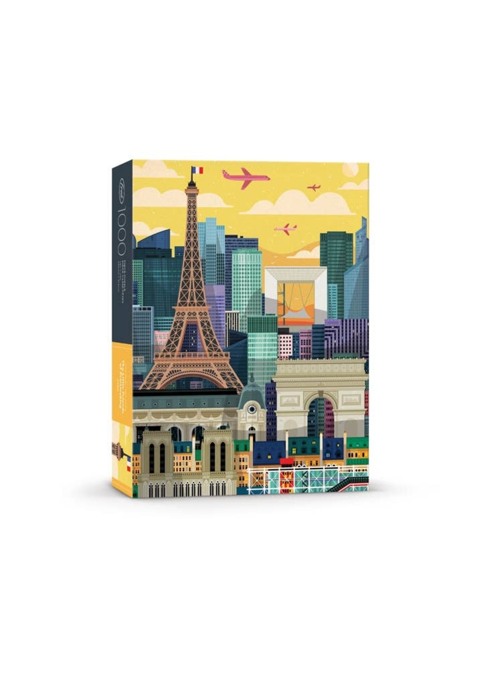 Fred Distribution Paris by Little Friends of Printmaking, 1000 Piece Puzzle
