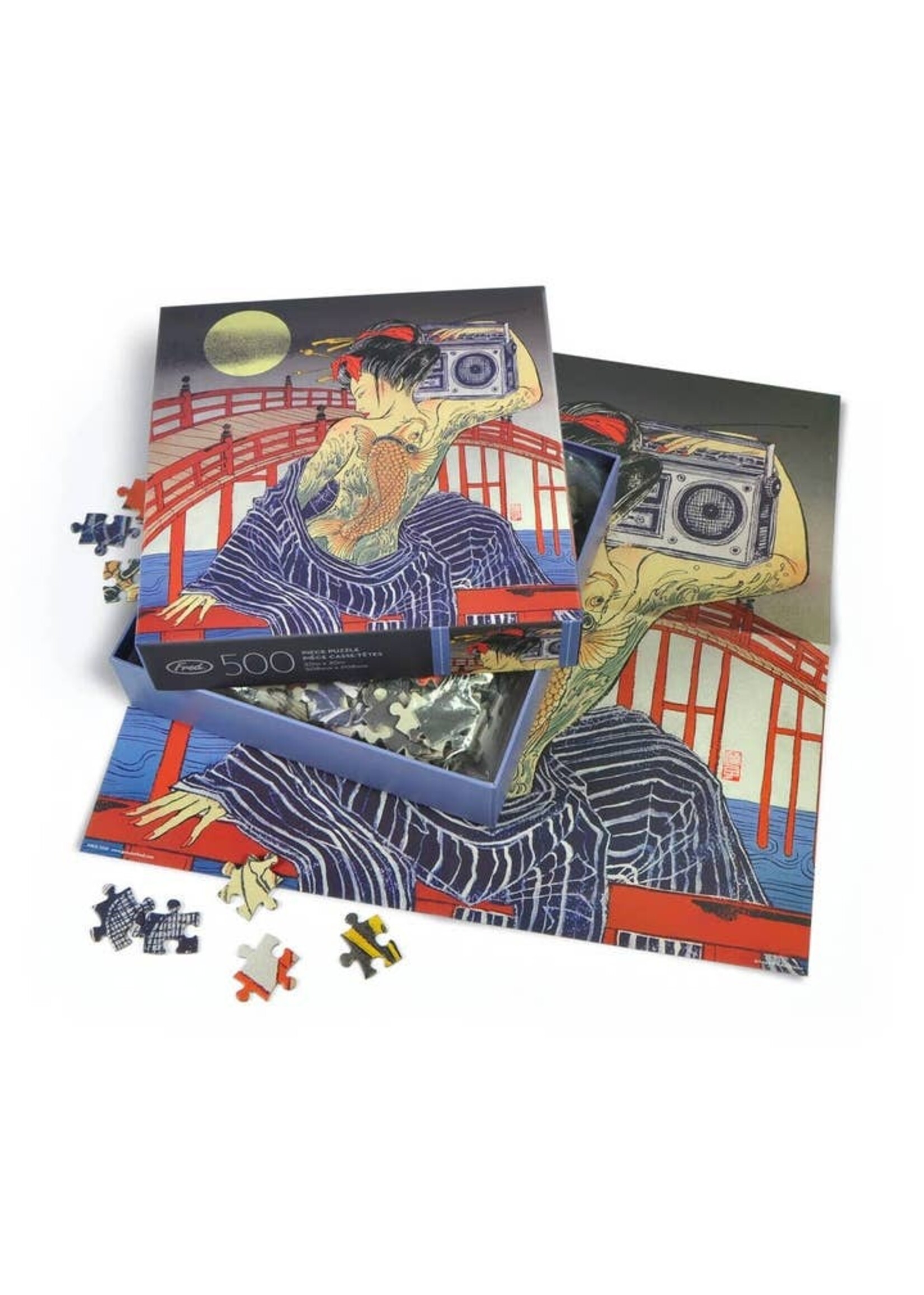 Fred Distribution Bashi by Shimizu Taiko, 500-Piece Puzzle