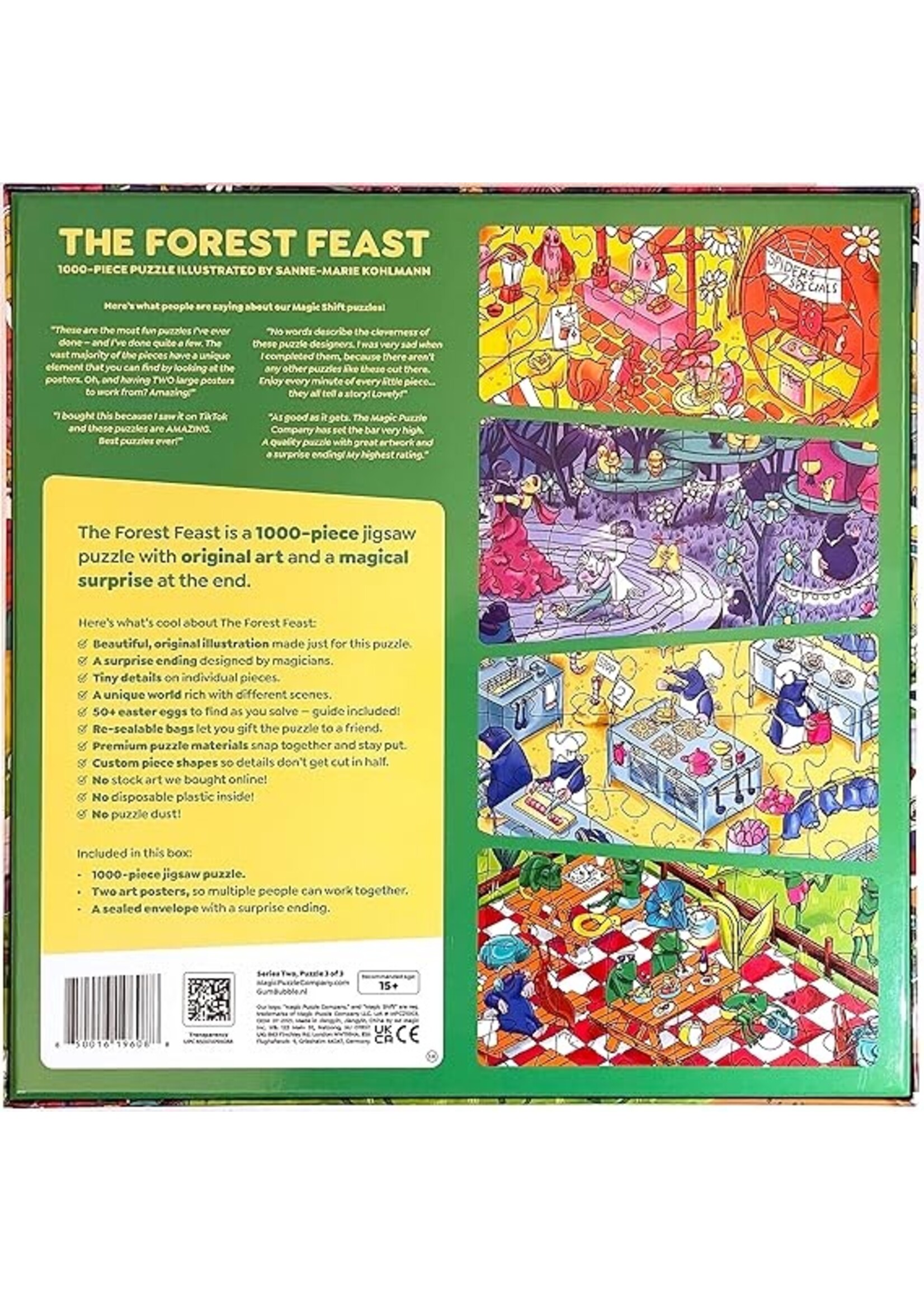 Magic Puzzle Company Magic Puzzle: The Forest Feast - 1000 Piece Puzzle