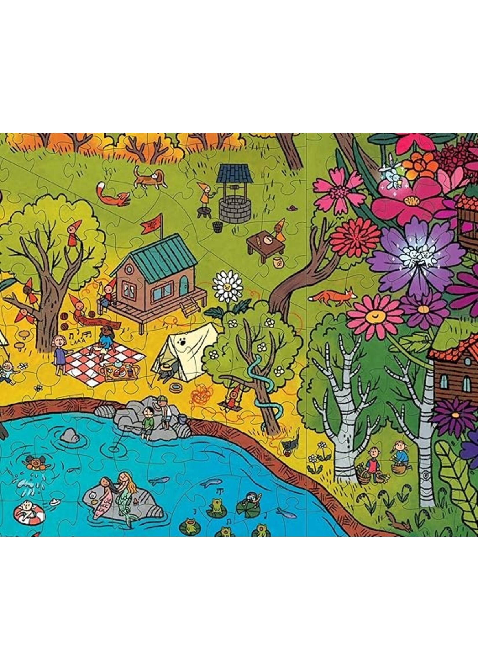 Magic Puzzle Company Magic Puzzle: The Gnomes' Homes - 1000 Piece Puzzle