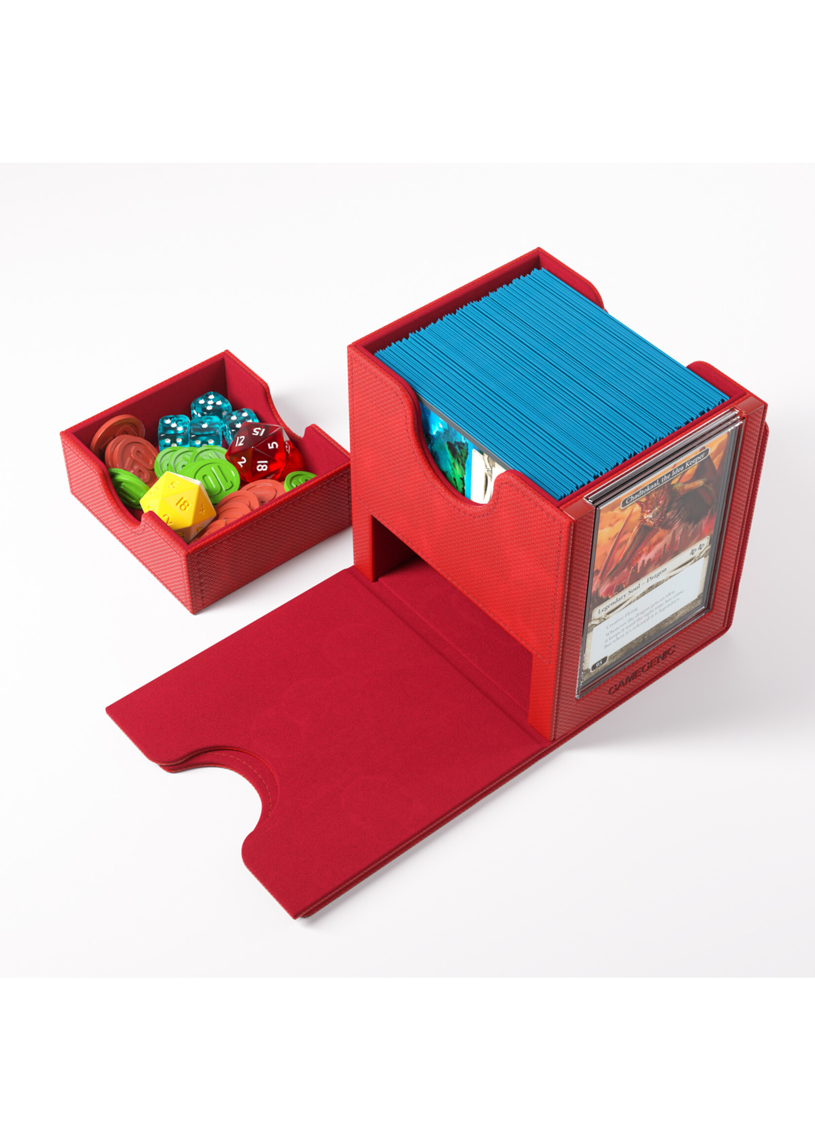 Gamegenic Sidekick Pro 100+ XL Convertible Deck Box - Red