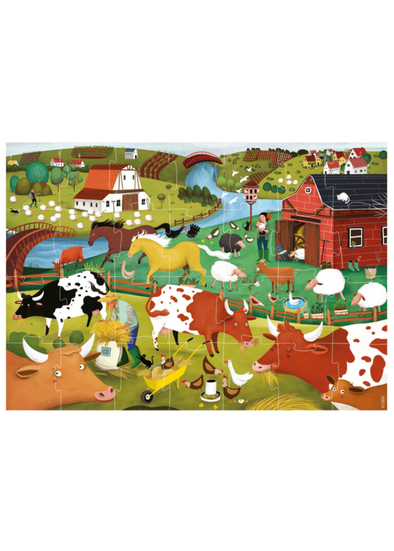 Educa Puzzle Max: The Farm - 28 Piece Puzzle