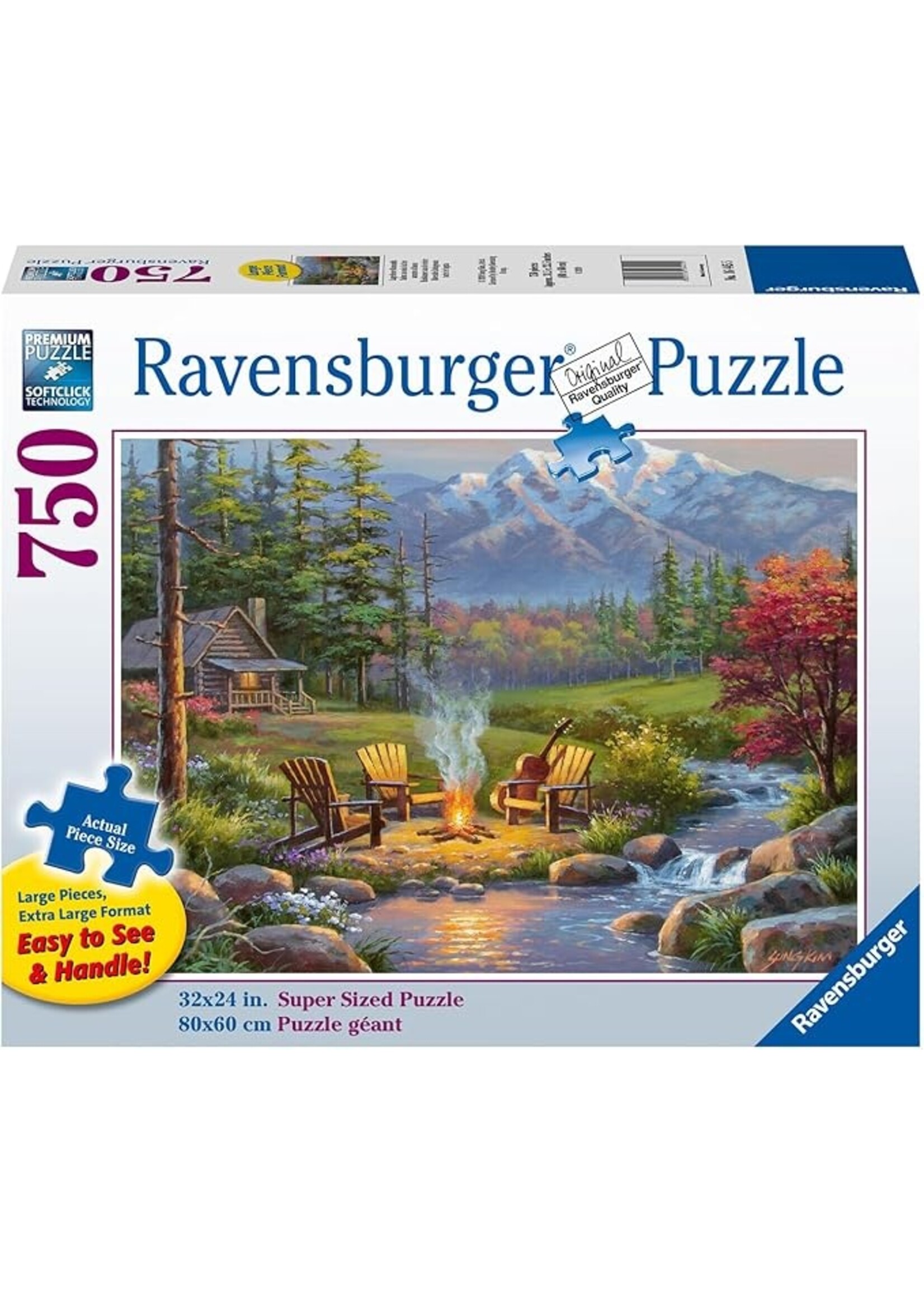 Ravensburger "Riverside Livingroom" 750 Large Format Piece Large Format Puzzle