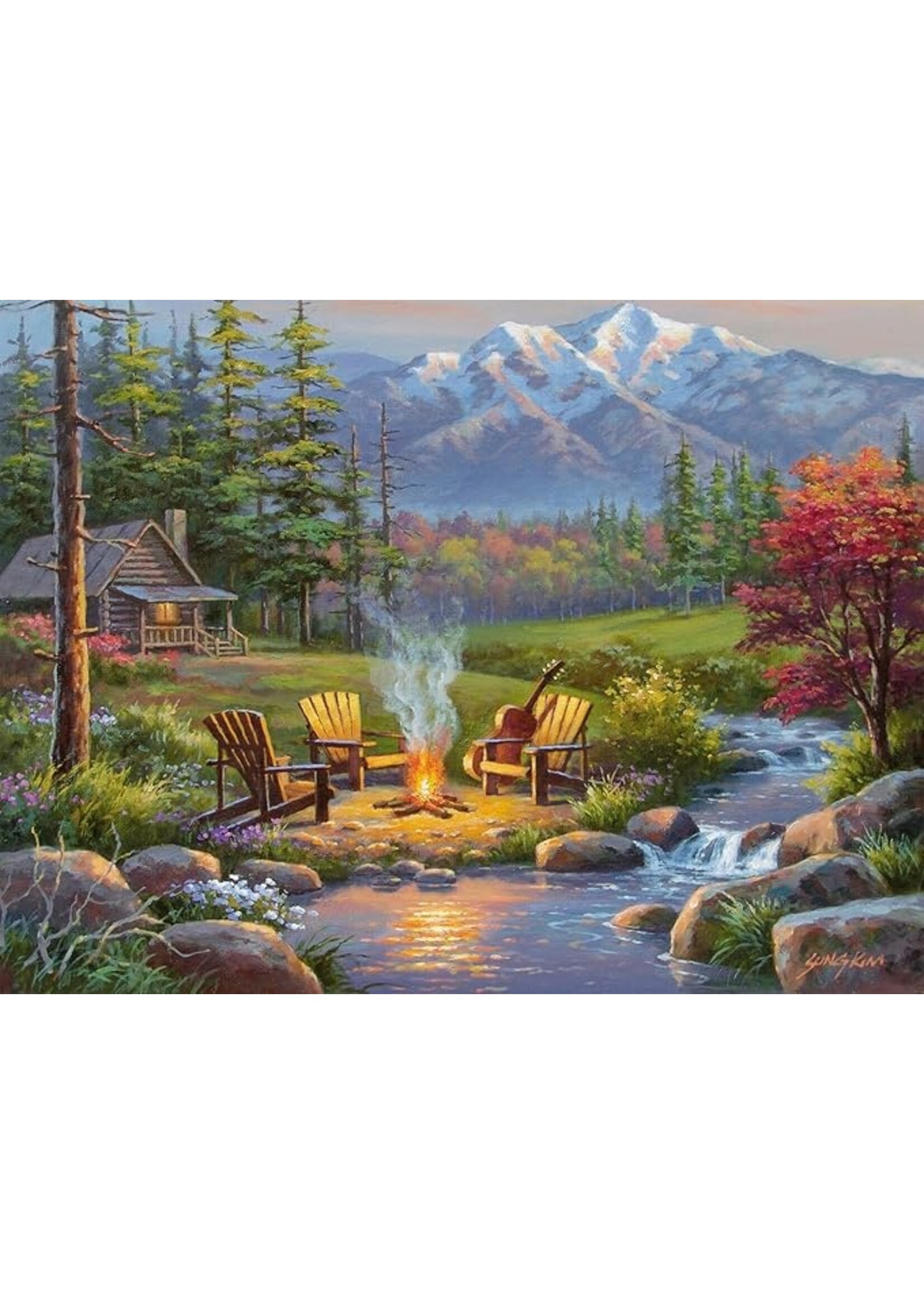 Ravensburger "Riverside Livingroom" 750 Large Format Piece Large Format Puzzle
