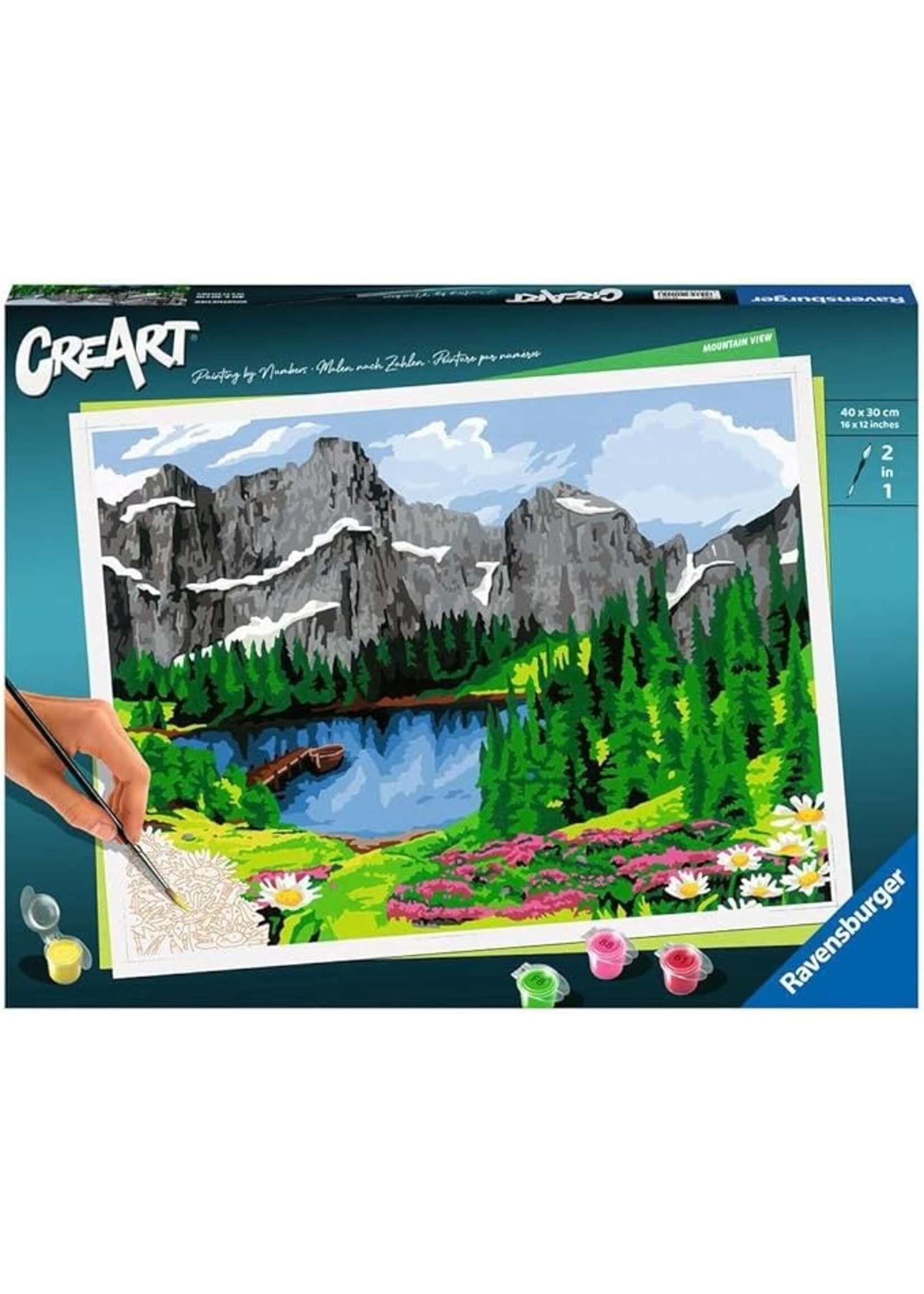 Ravensburger CreArt: Mountain View Paint by Numbers