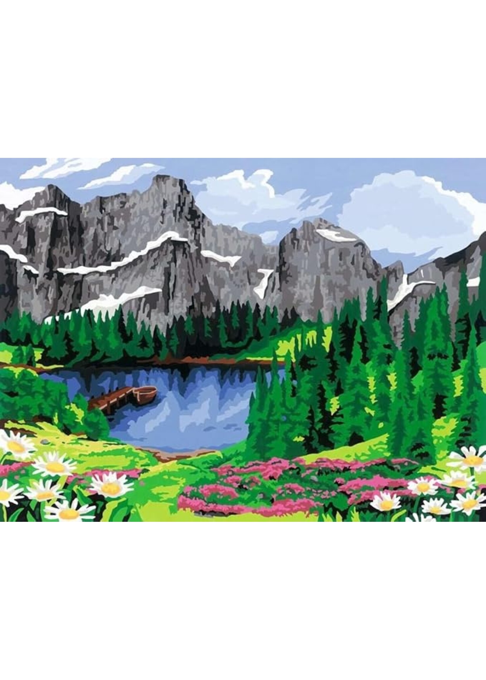 Ravensburger CreArt: Mountain View Paint by Numbers