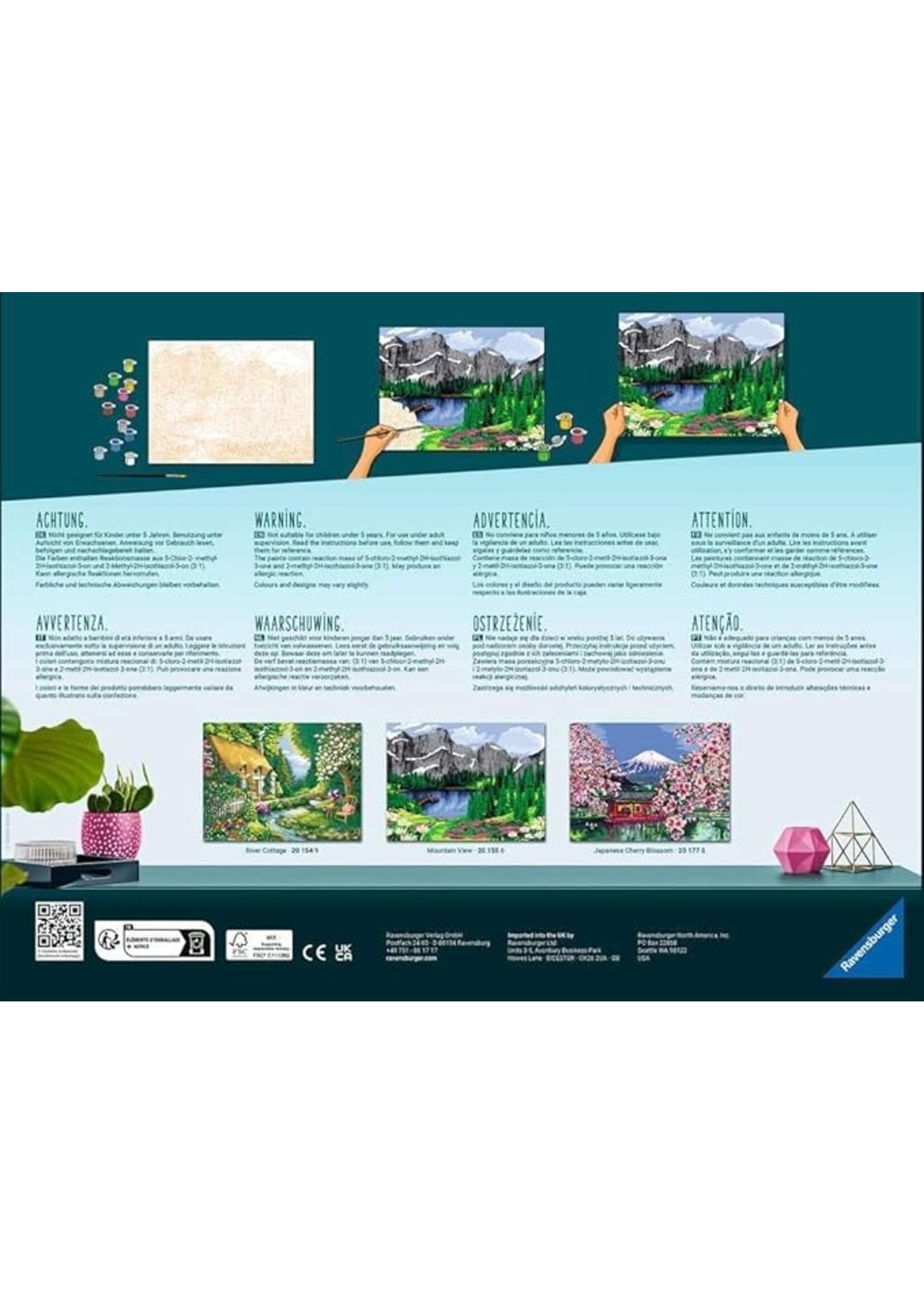 Ravensburger CreArt: Mountain View Paint by Numbers