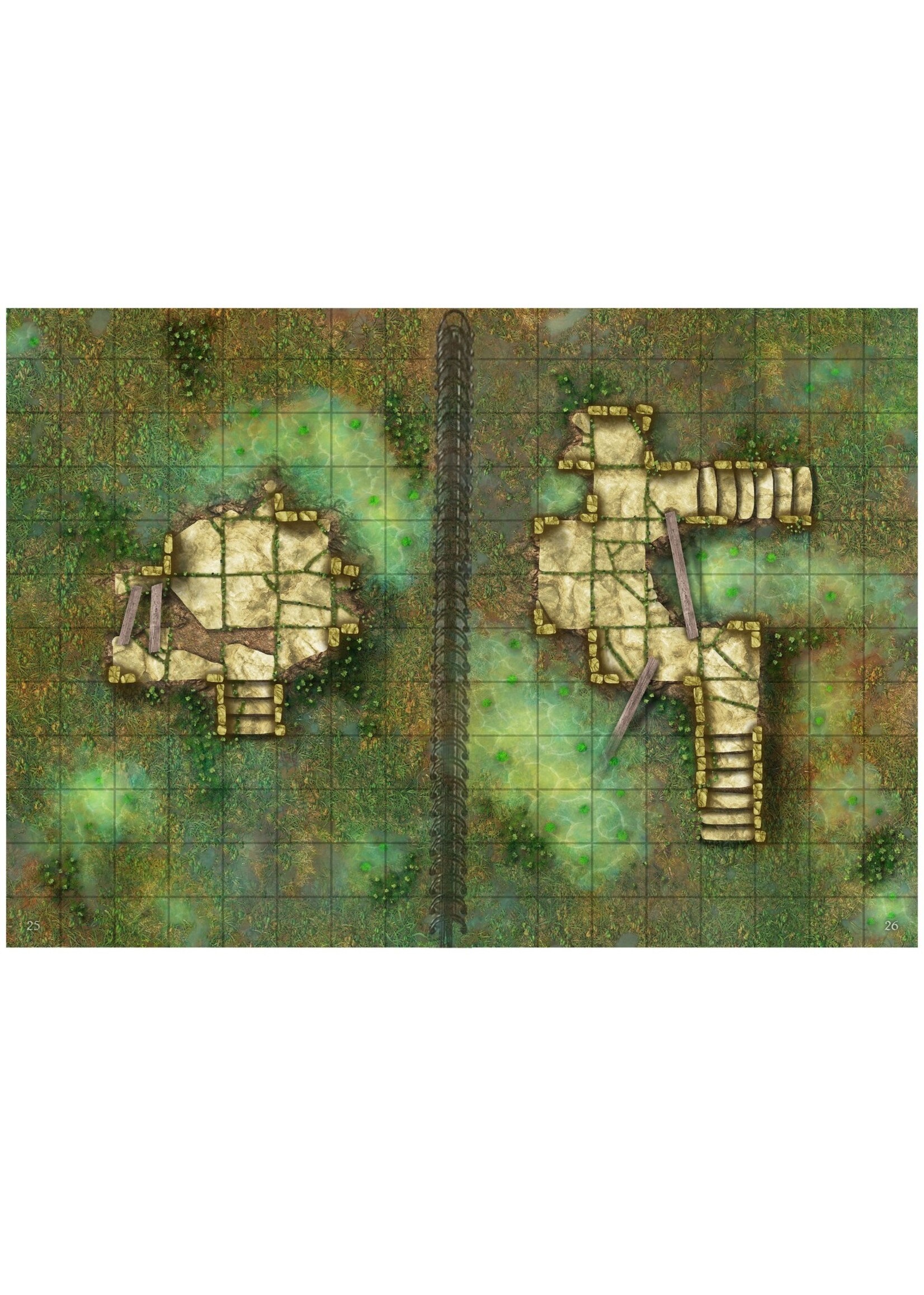 Loke Battle Mats Big Book of Battle Mats: Wrecks & Ruins