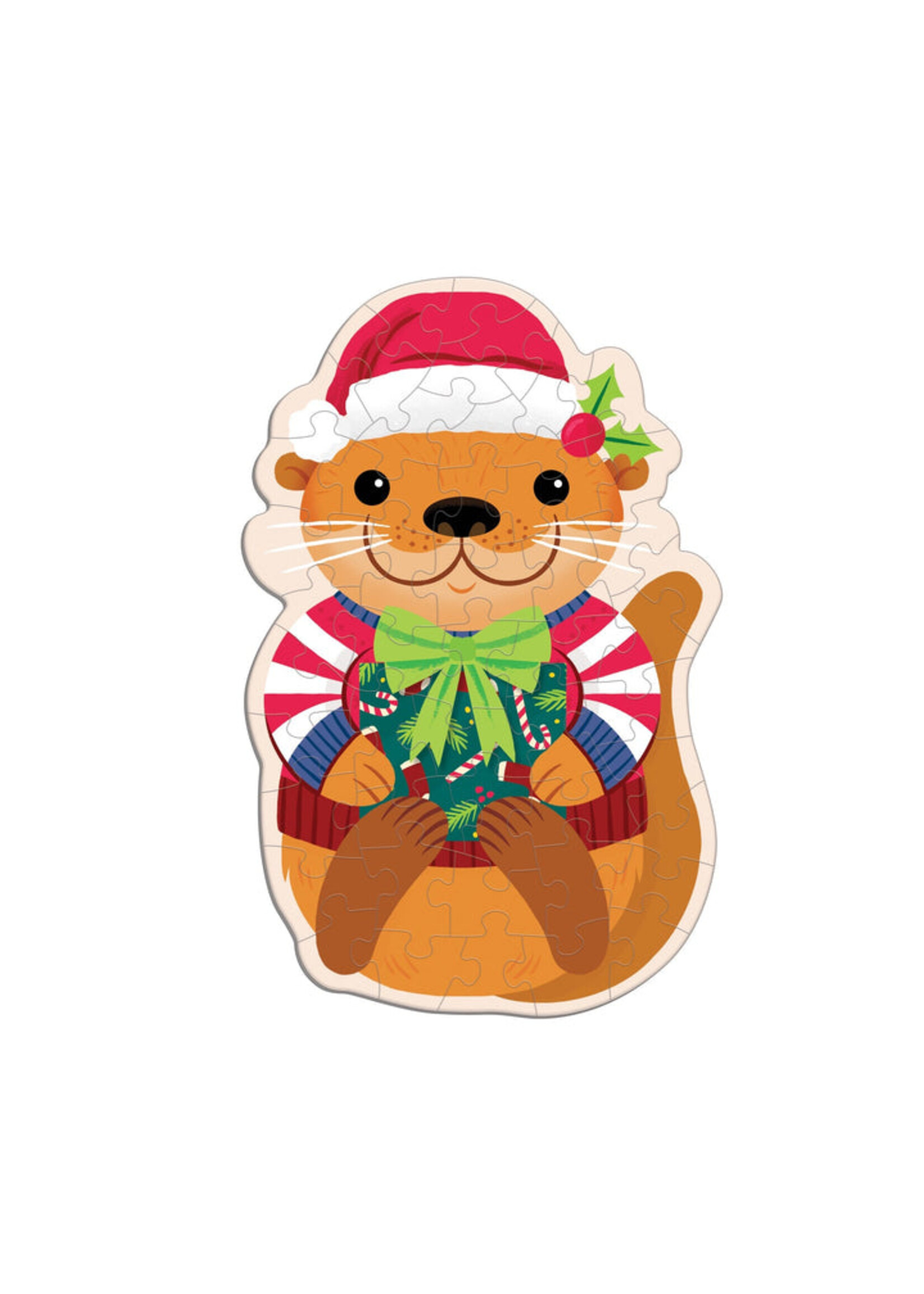 Mudpuppy "Cinnamon Otter" 48 Piece Scratch & Sniff Mini Puzzle