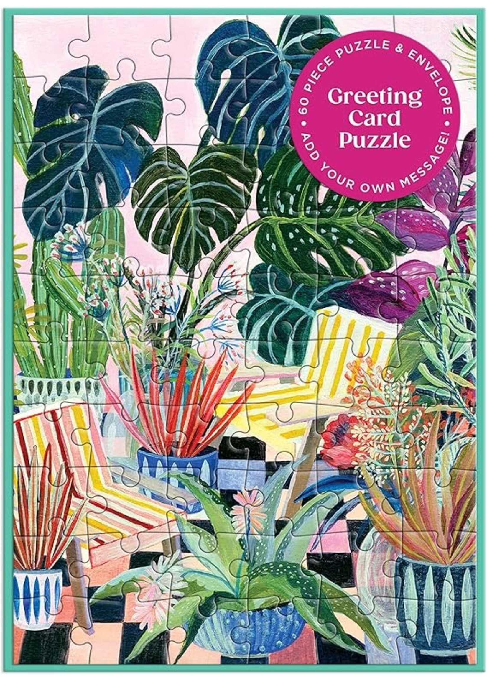 Mudpuppy "Potted" Greeting Card Puzzle