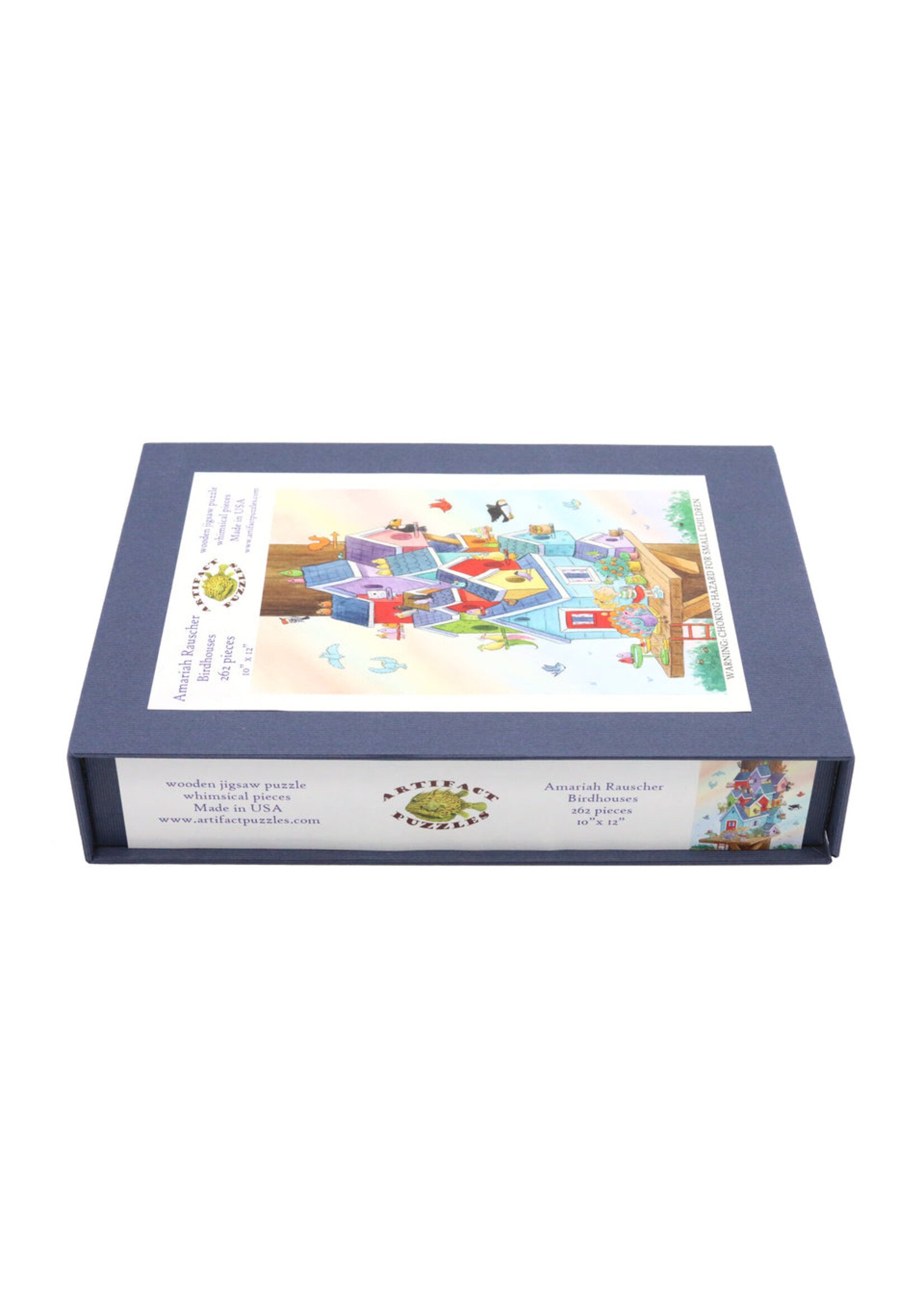 Artifact Puzzles "Birdhouses" Amariah Rauscher - Artifact Wooden Jigsaw Puzzle