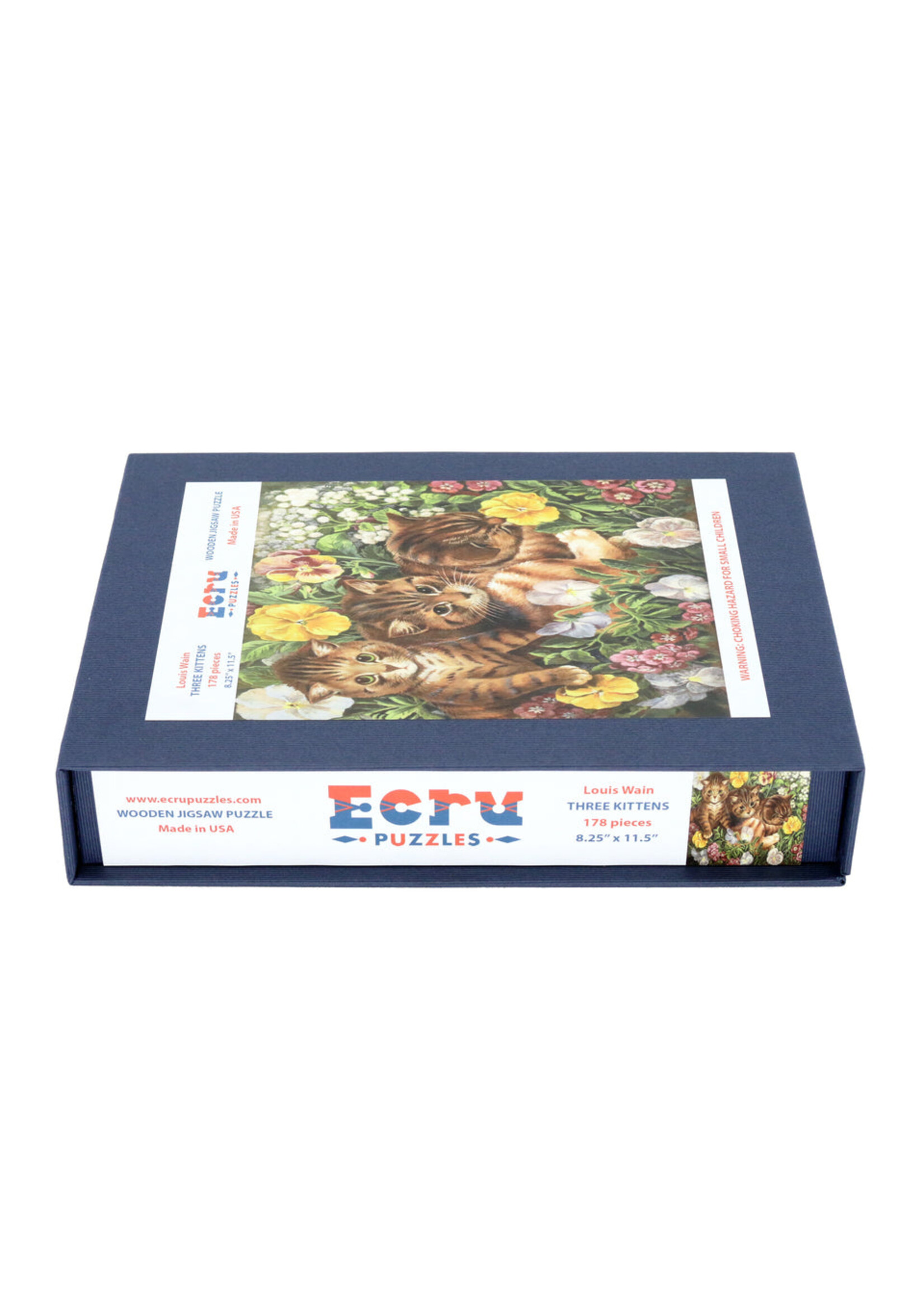 Artifact Puzzles Louis Wain - "Three Kittens" Artifact Wooden Jigsaw Puzzle