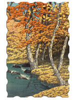 Artifact Puzzles Kawase Hasui "Fall" Wooden Jigsaw Puzzle