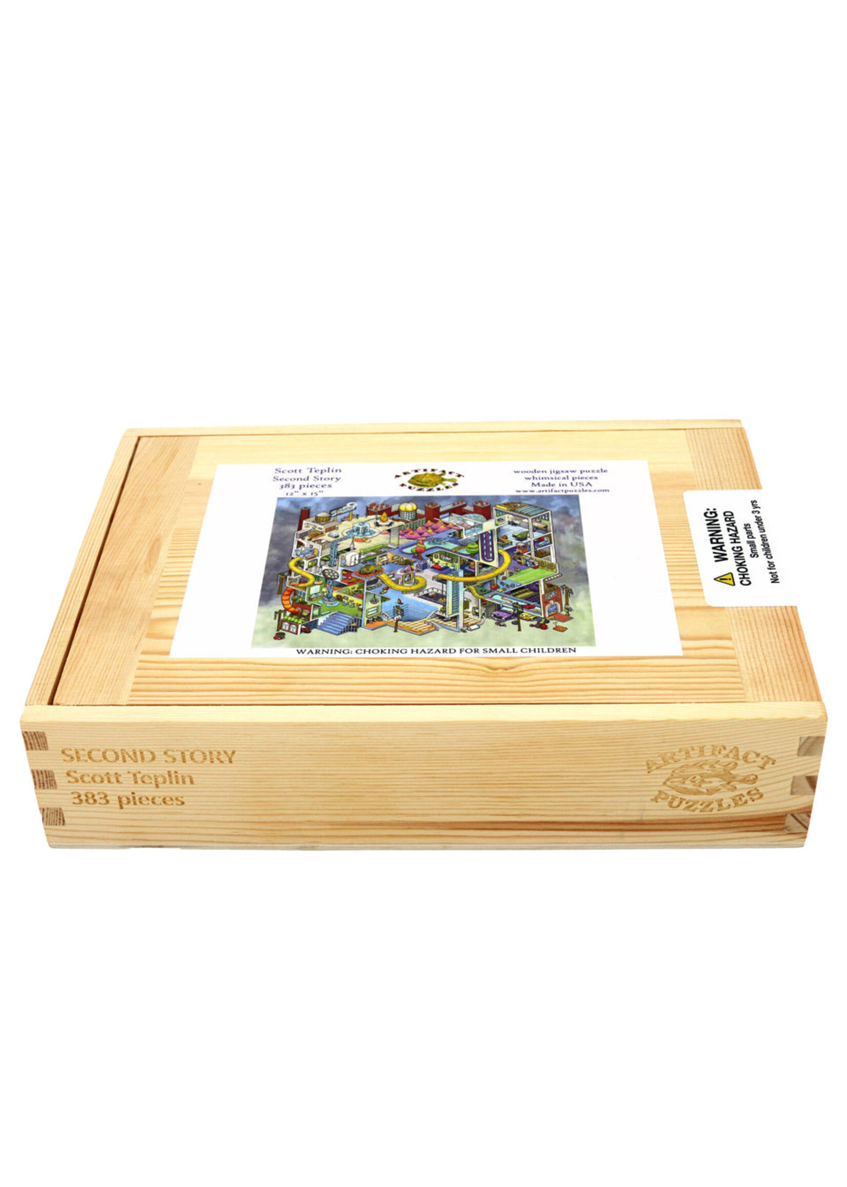 Artifact Puzzles Scott Teplin "Second Story" Wooden Jigsaw Puzzle