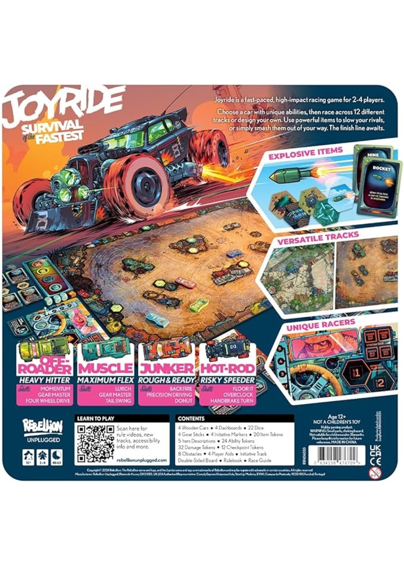 Rebellion Unplugged Joyride: Survival of the Fastest