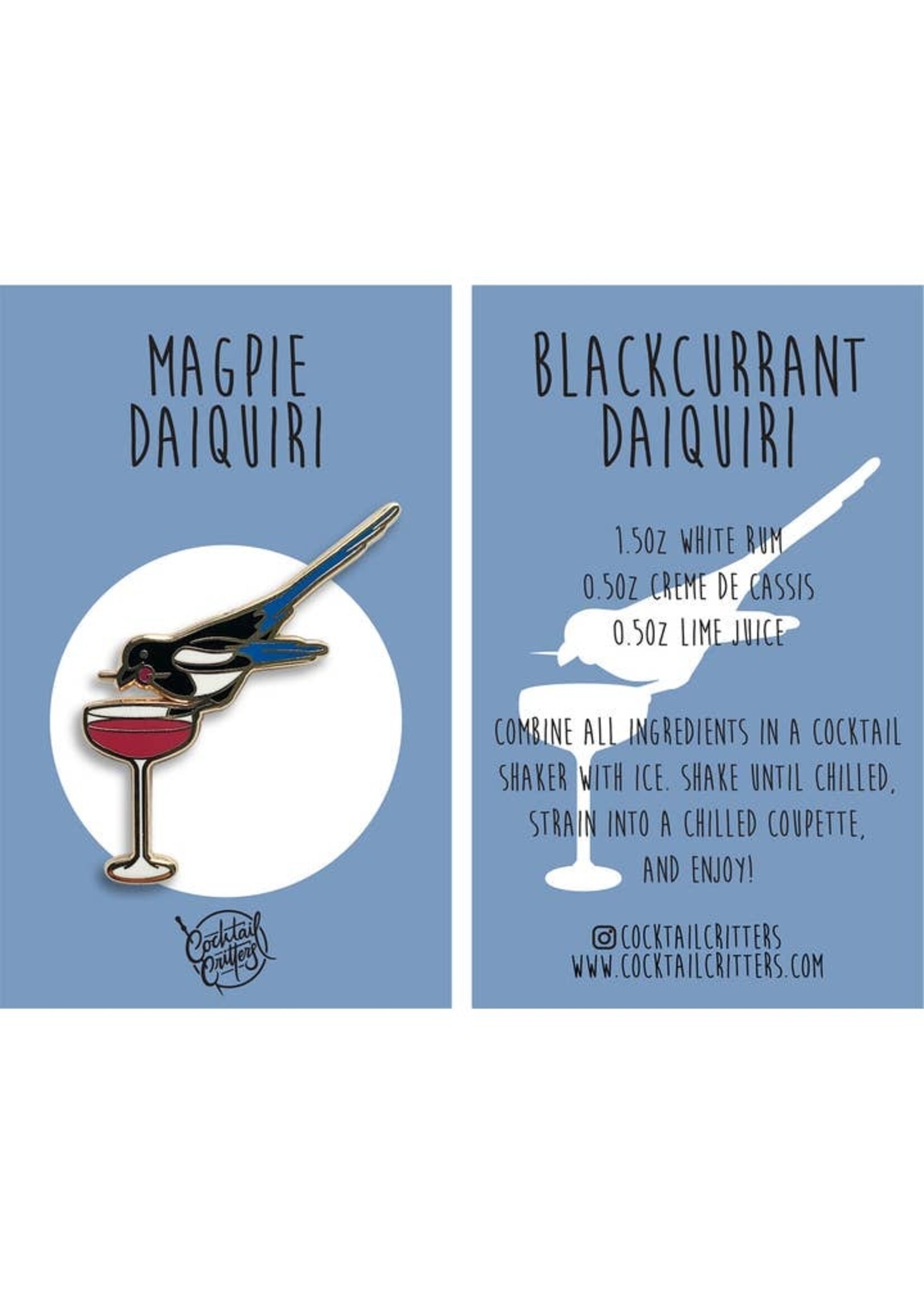 Cocktail Critters Blackcurrant Daiquiri Magpie