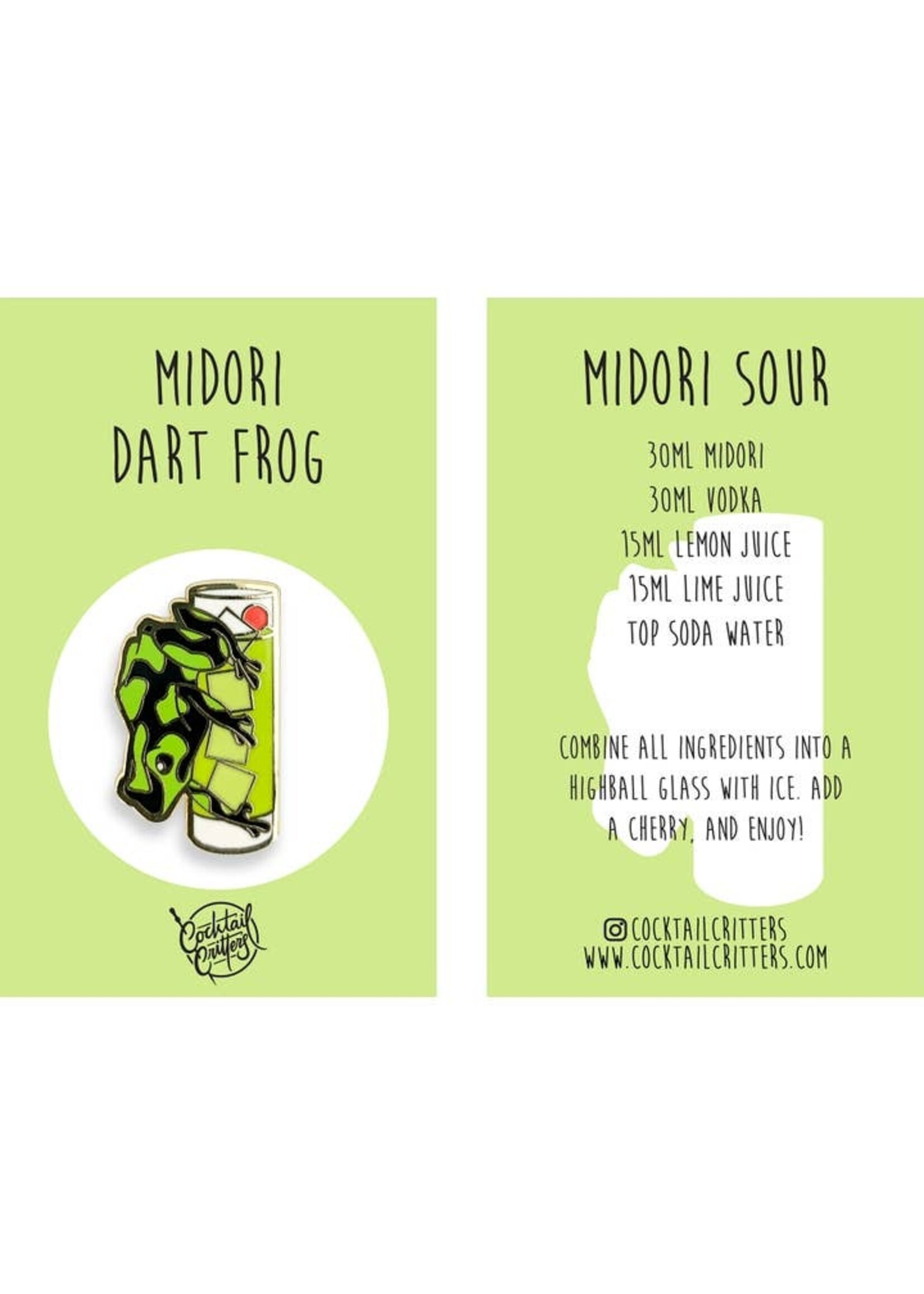 Cocktail Critters Midori Dart Frog