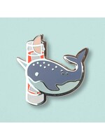 Cocktail Critters Narwhal x Paloma Pin