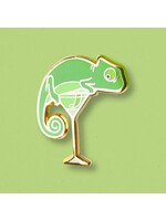 Cocktail Critters Chameleon's Last Word Pin