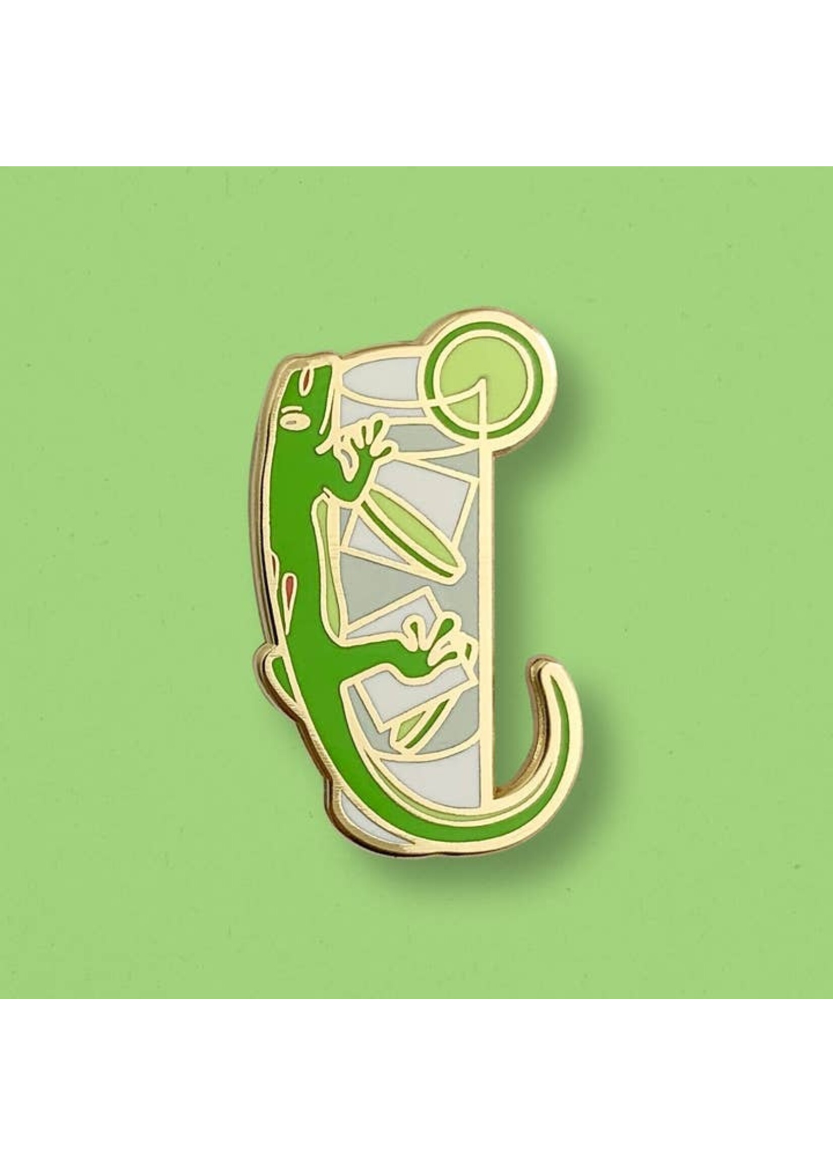 Cocktail Critters Gecko Gin & Tonic Pin