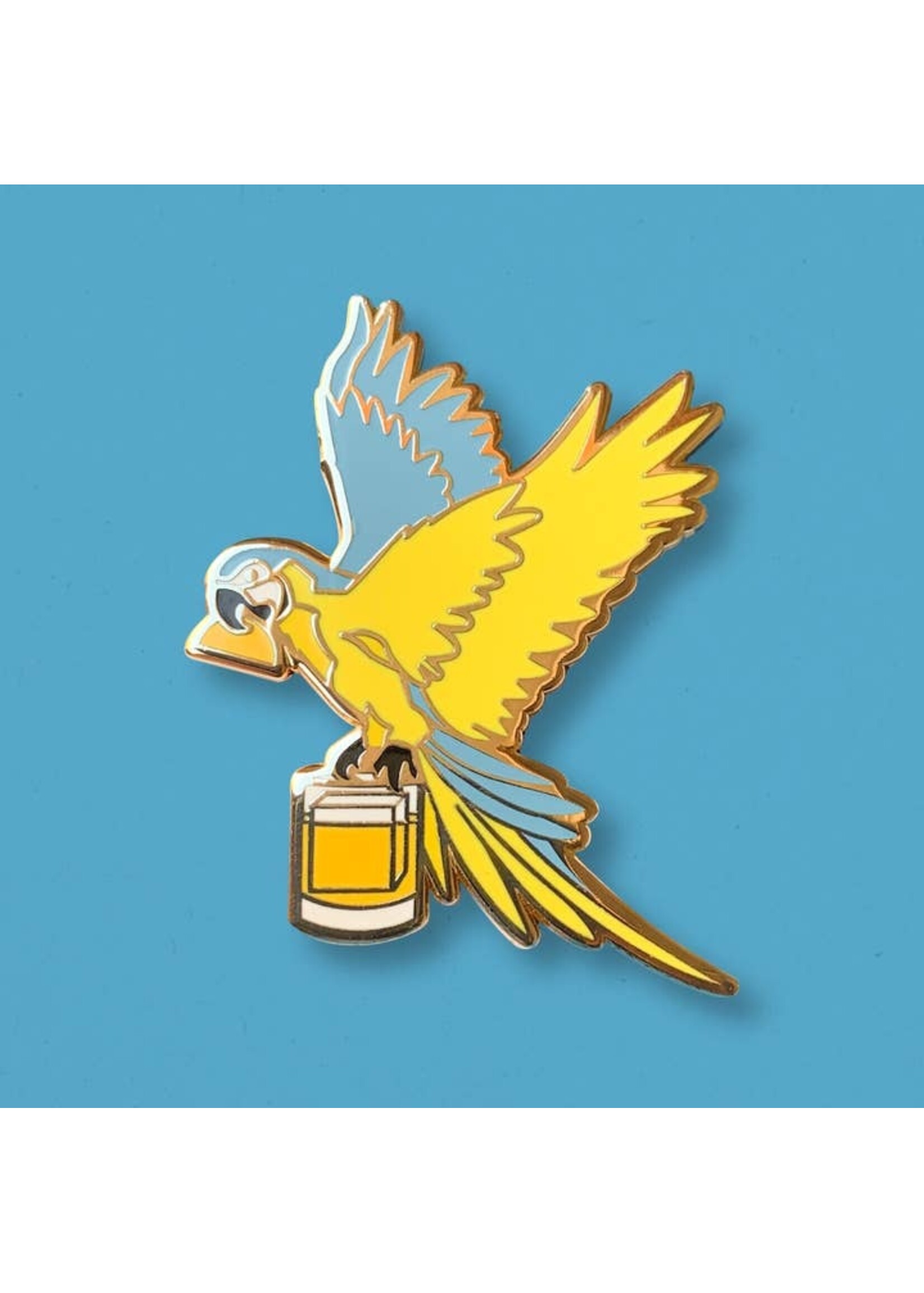 Cocktail Critters Gin & Juice Parrot Pin