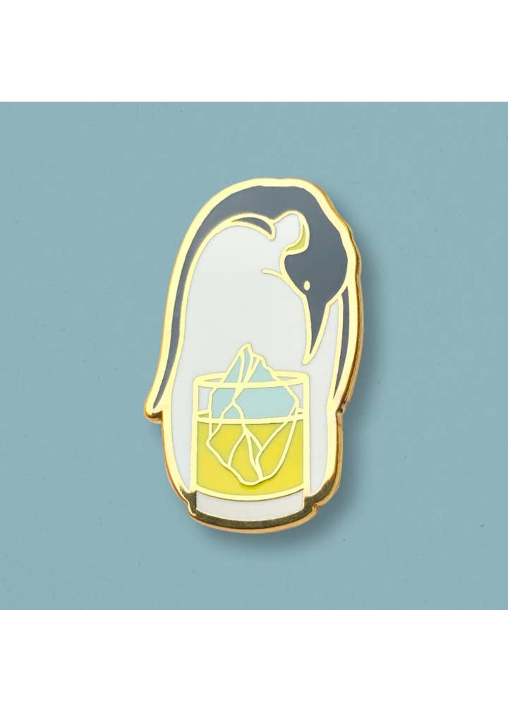 Cocktail Critters Whisky Sour Penguin Pin