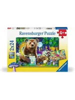 Ravensburger "Lovable Woodland Friends" 2 x 24 Piece Puzzle
