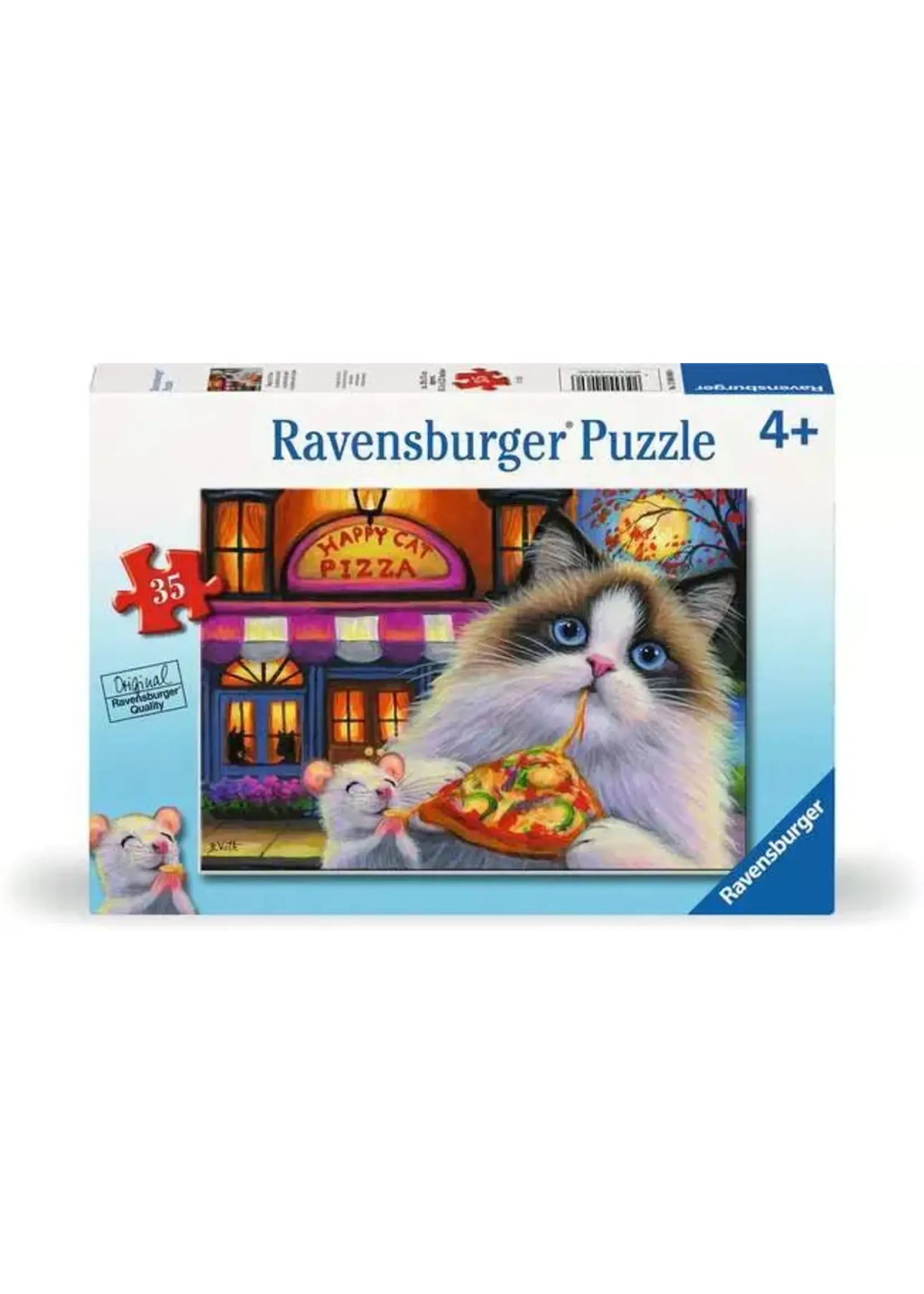 Ravensburger "Happy Cat Pizza" 35 Piece Puzzle