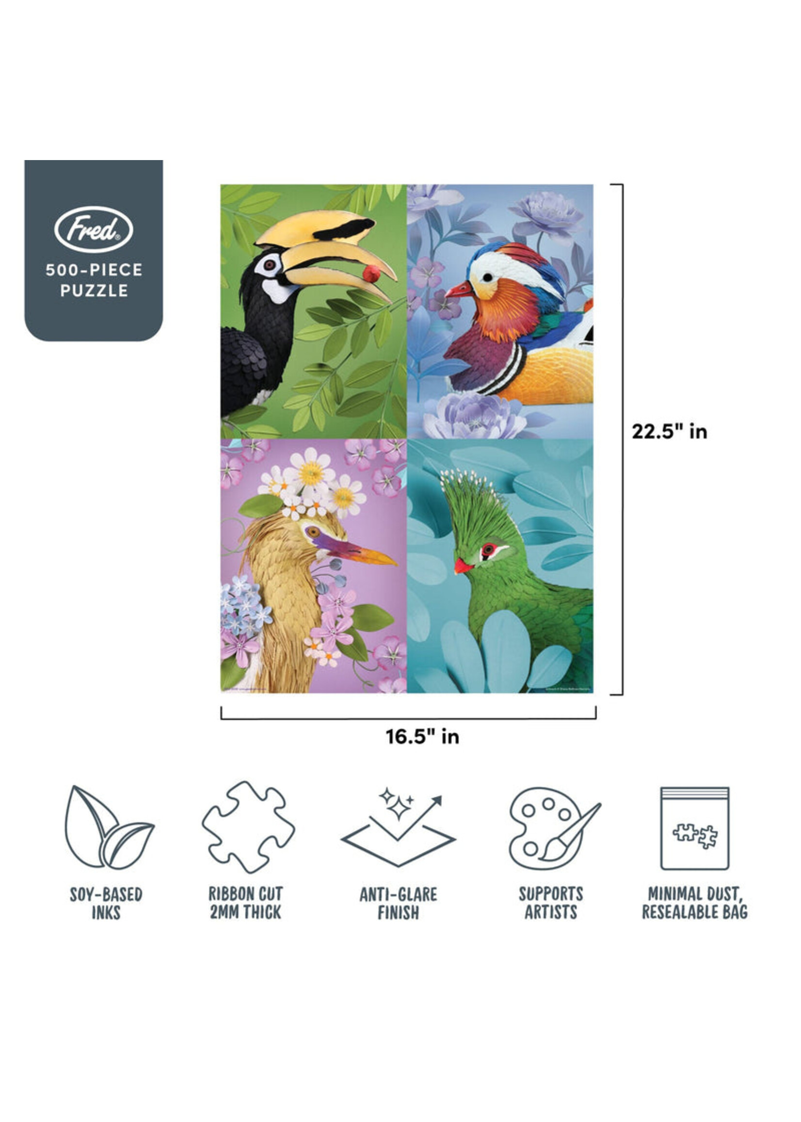 Fred Distribution "Wonders of Nature" 500 Piece Puzzle