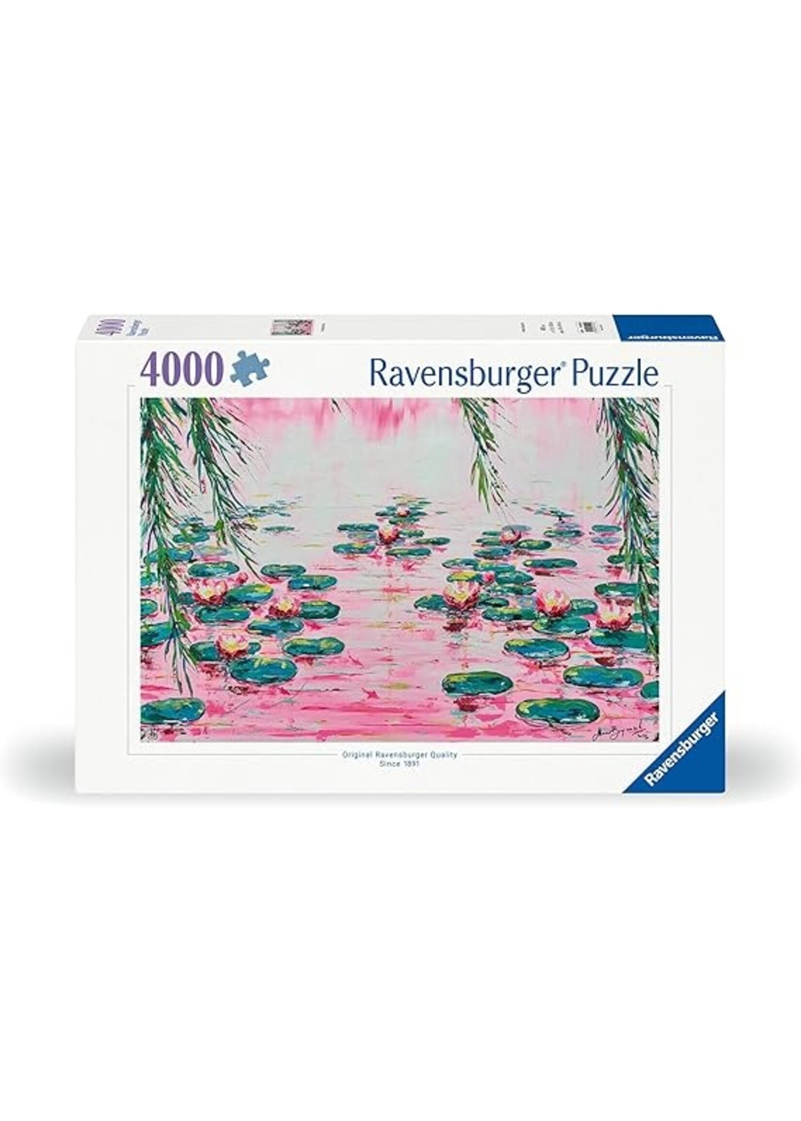 Ravensburger "Pink Water Lillies" 4000 Piece Puzzle