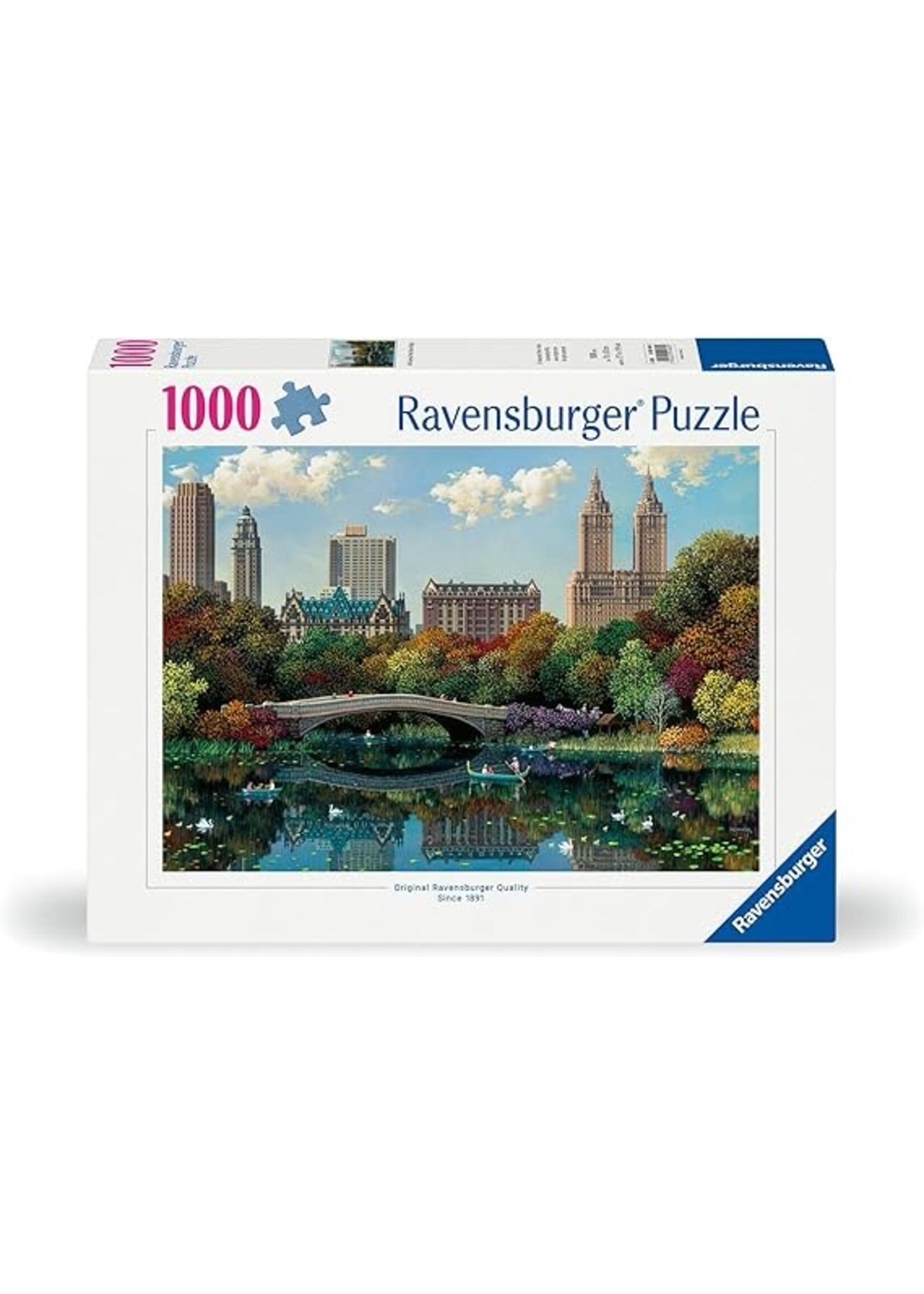 Ravensburger "NY Central Park, Bow Bridge" 1000 Piece Puzzle