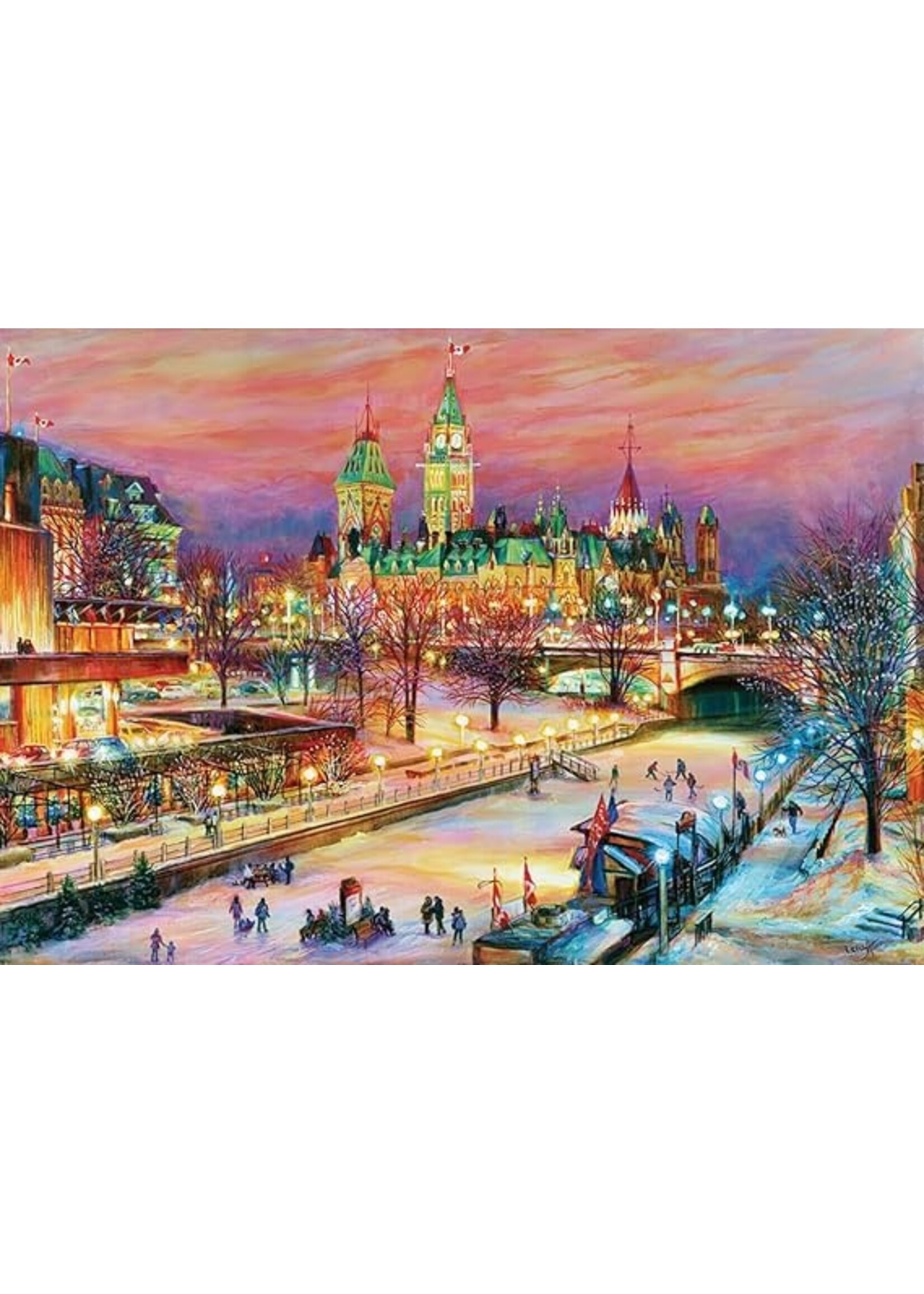 Ravensburger "Ottowa Winterlude Festival" 1000 Piece Puzzle