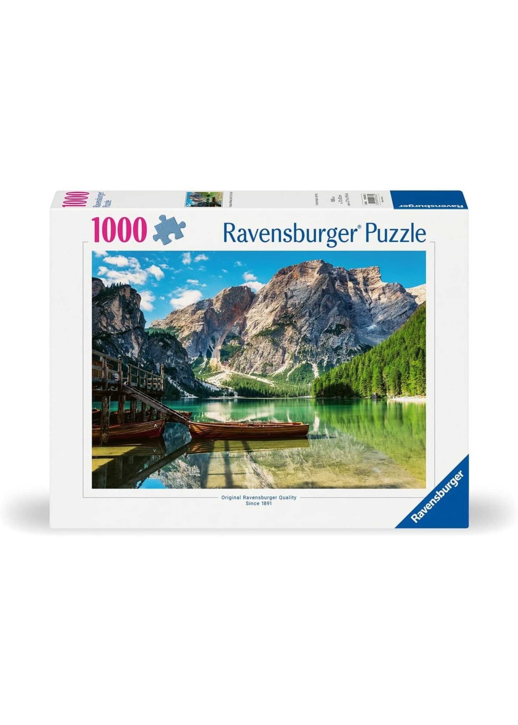 Ravensburger "Pragser Wildsee, South Tyrol, Italy" 1000 Piece Puzzle