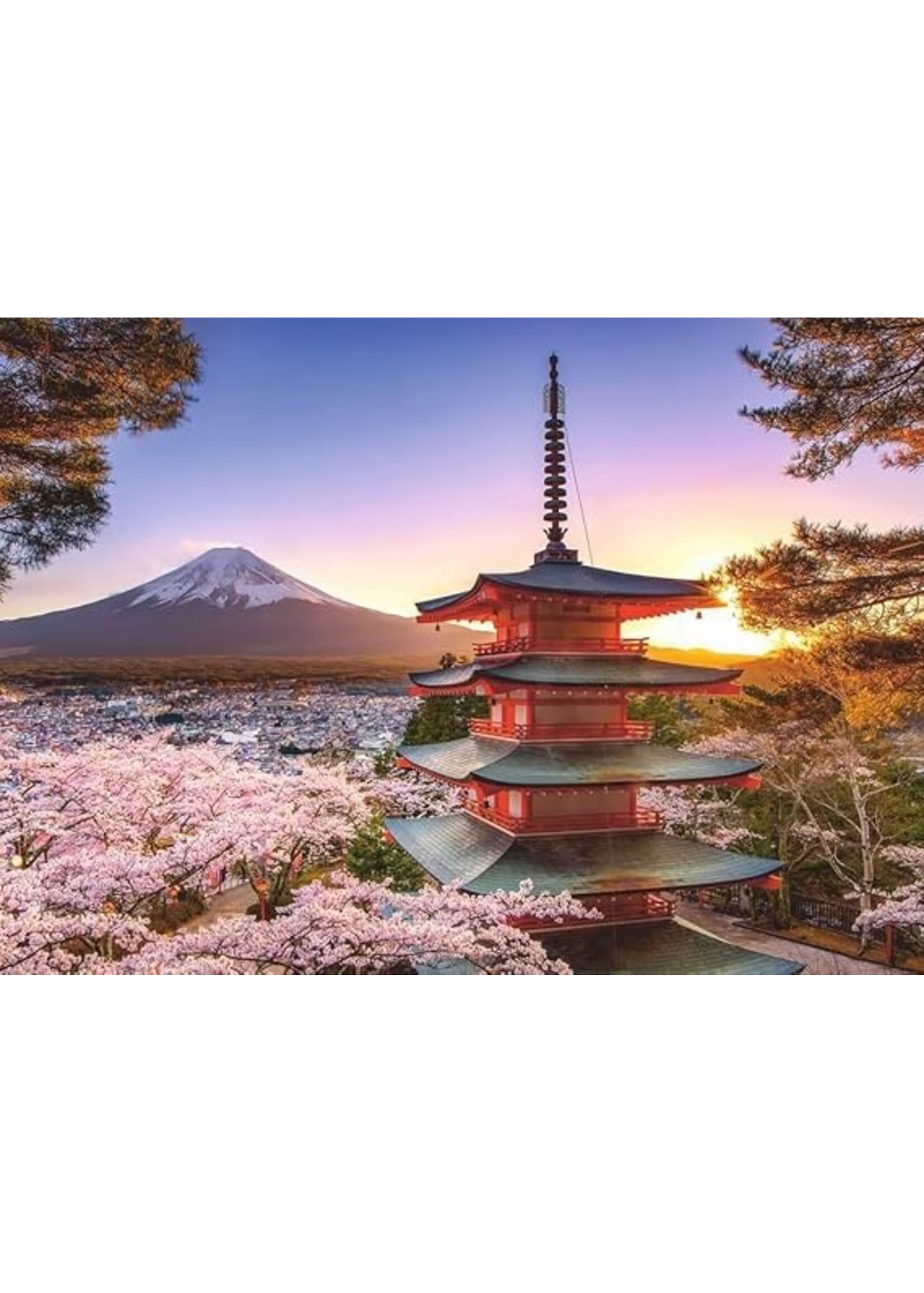 Ravensburger "Mount Fuji Cherry Blossom View" 1000 Piece Puzzle