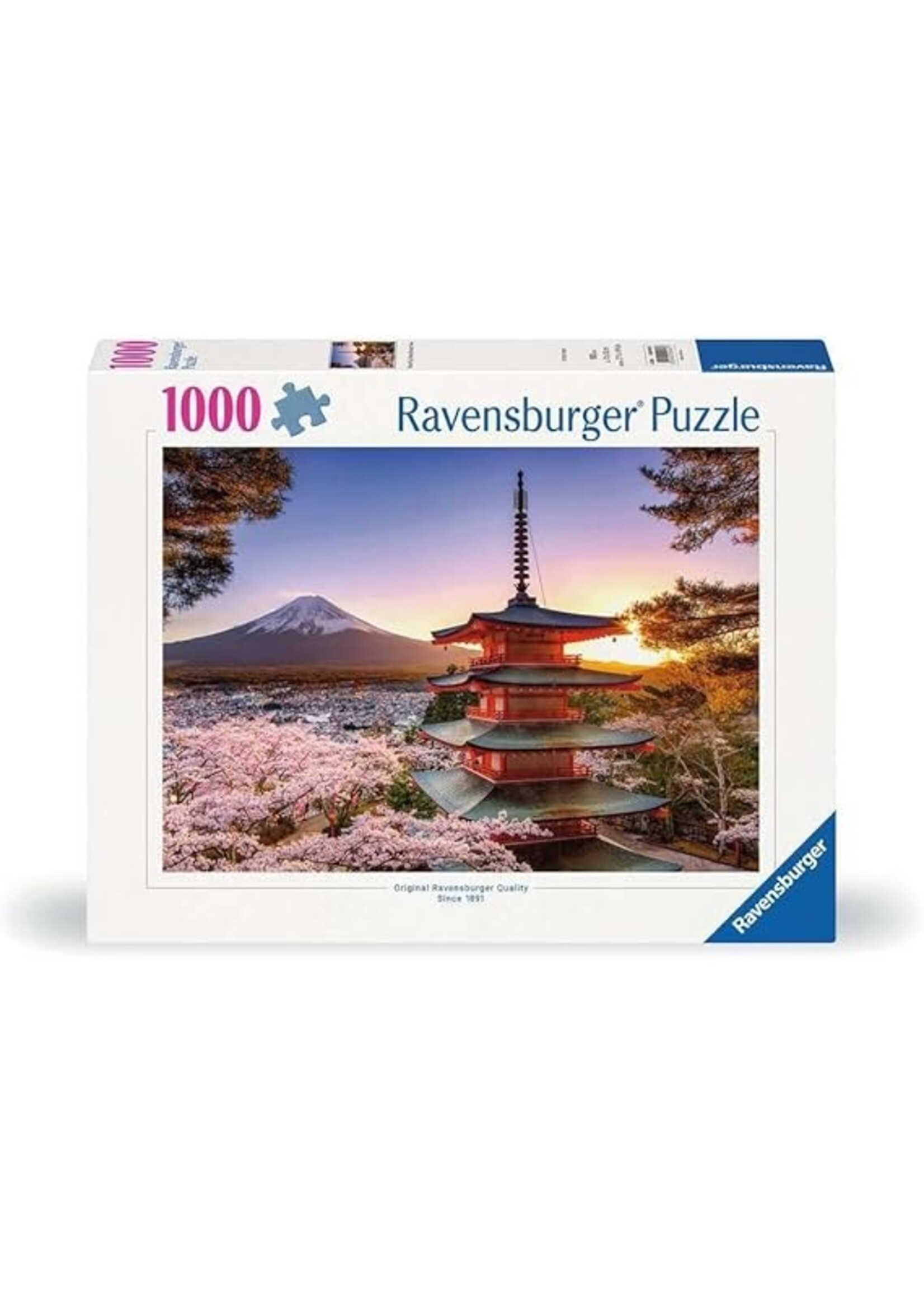 Ravensburger "Mount Fuji Cherry Blossom View" 1000 Piece Puzzle