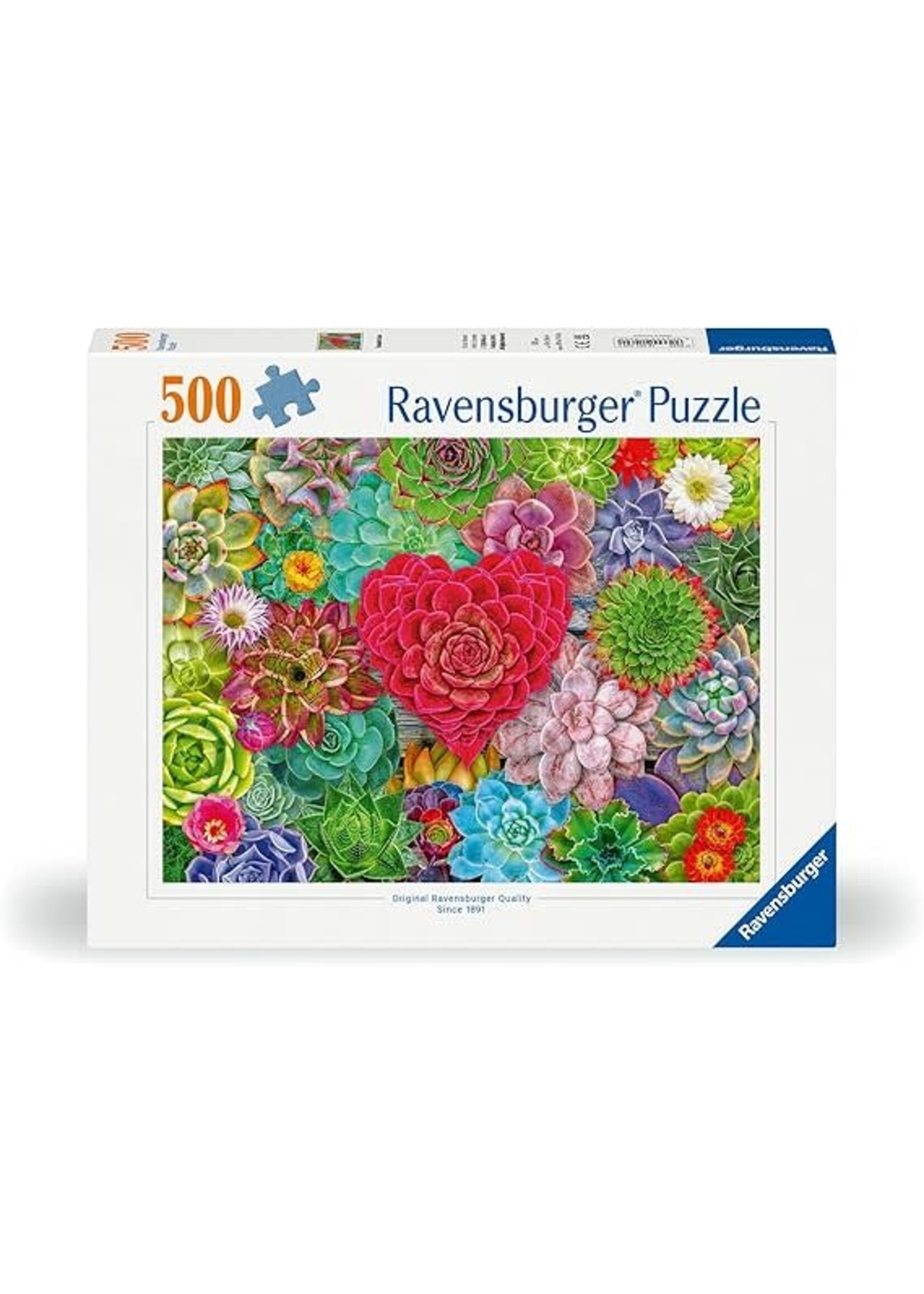 Ravensburger "Succulent Love" 500 Piece Puzzle